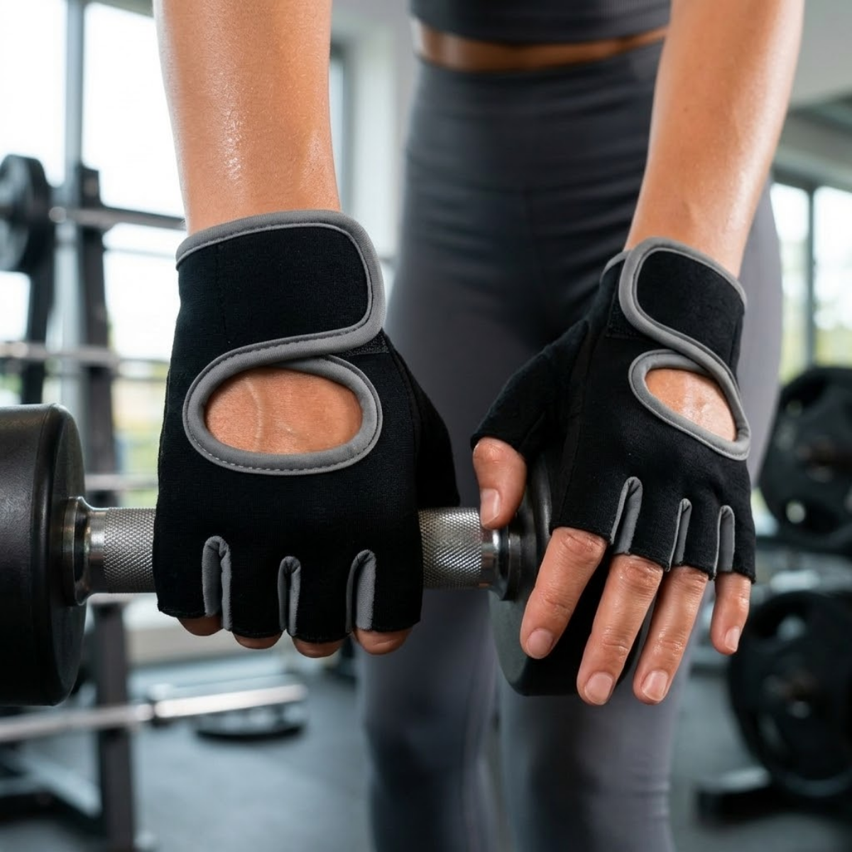 Guantes Deportivos Ejercicio Crossfit Sin Dedos Unisex-7