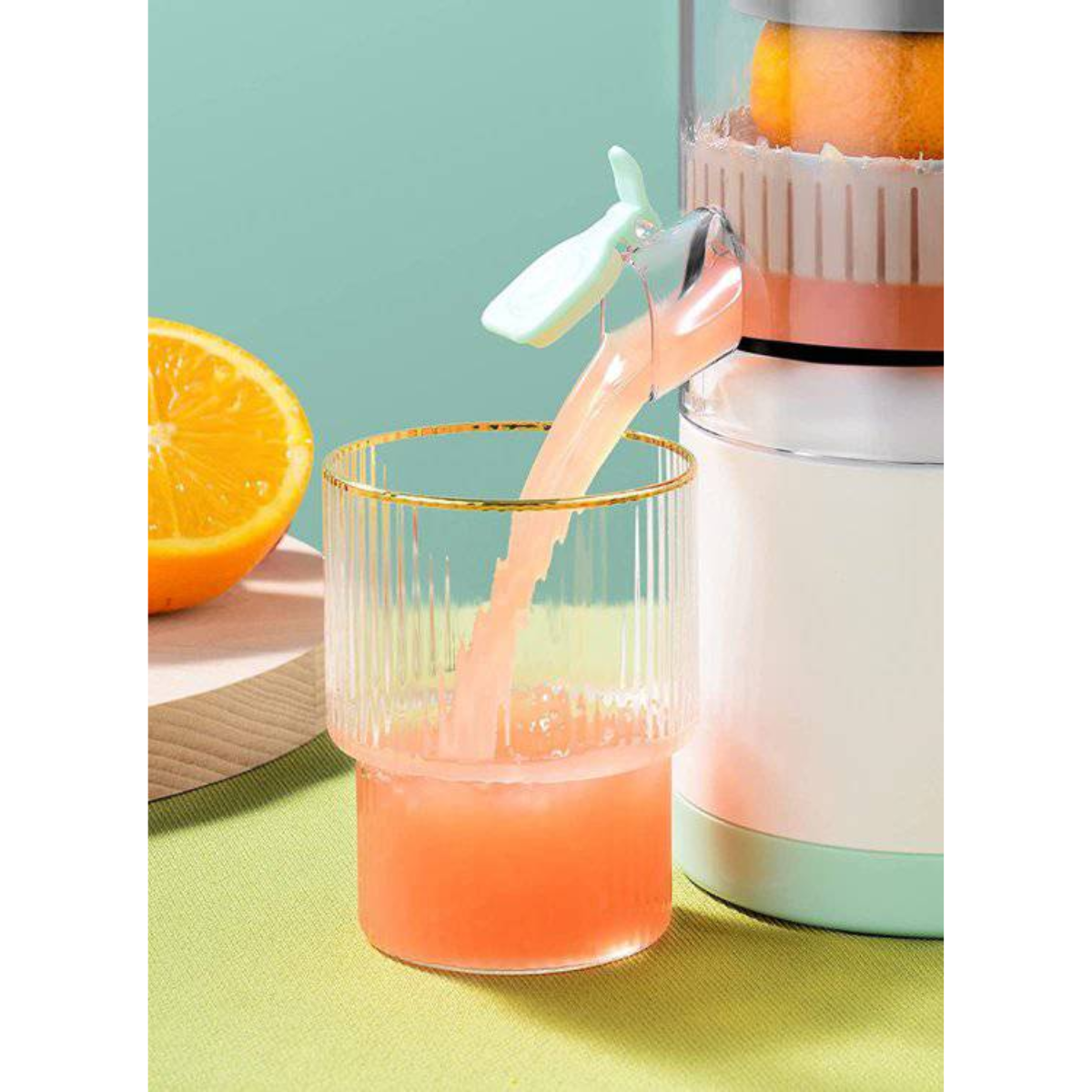 Exprimidor De Naranja Cítricos Inalámbrico Portátil-4