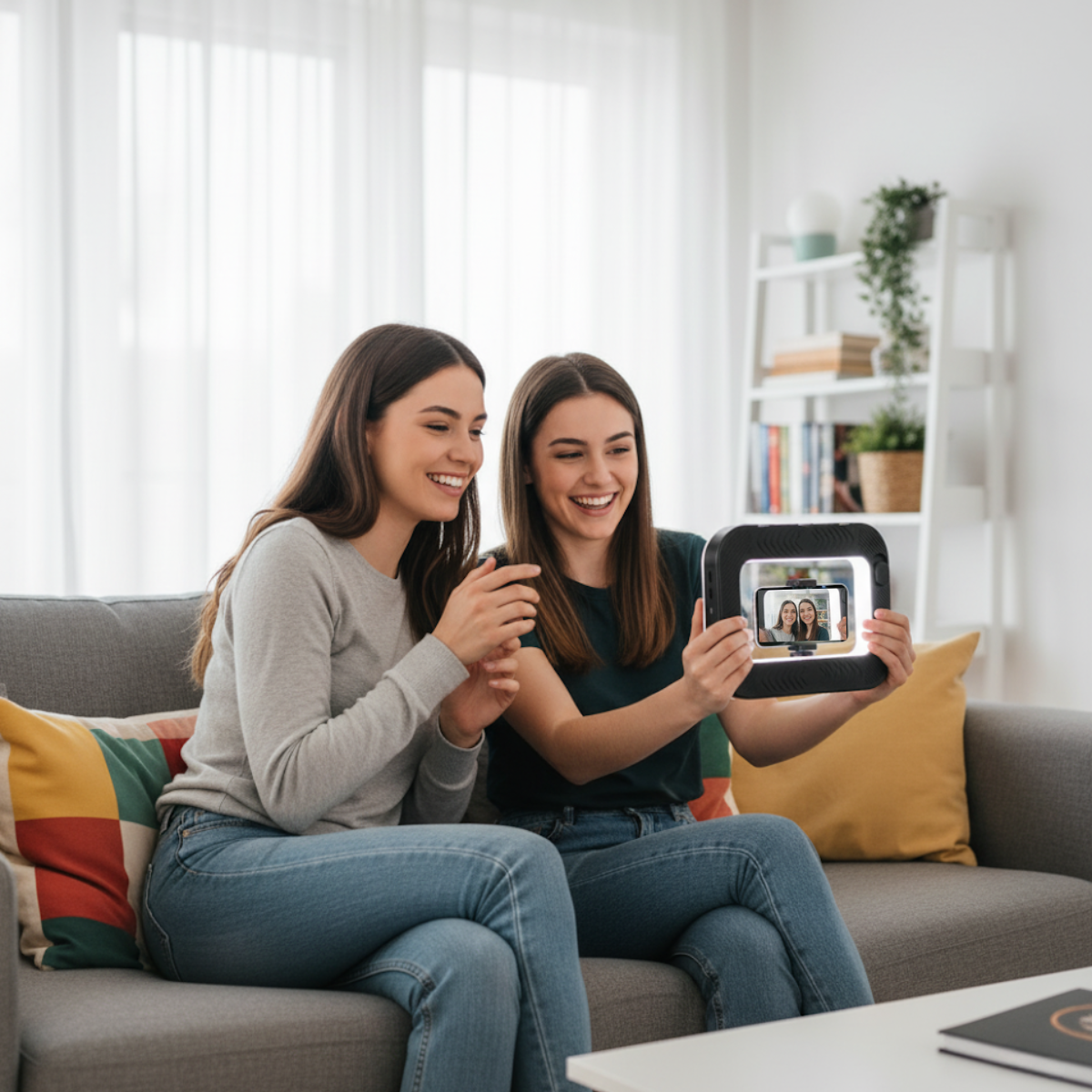 Anillo Luz Led Grabación Videos Selfie Con Soporte Celular-5