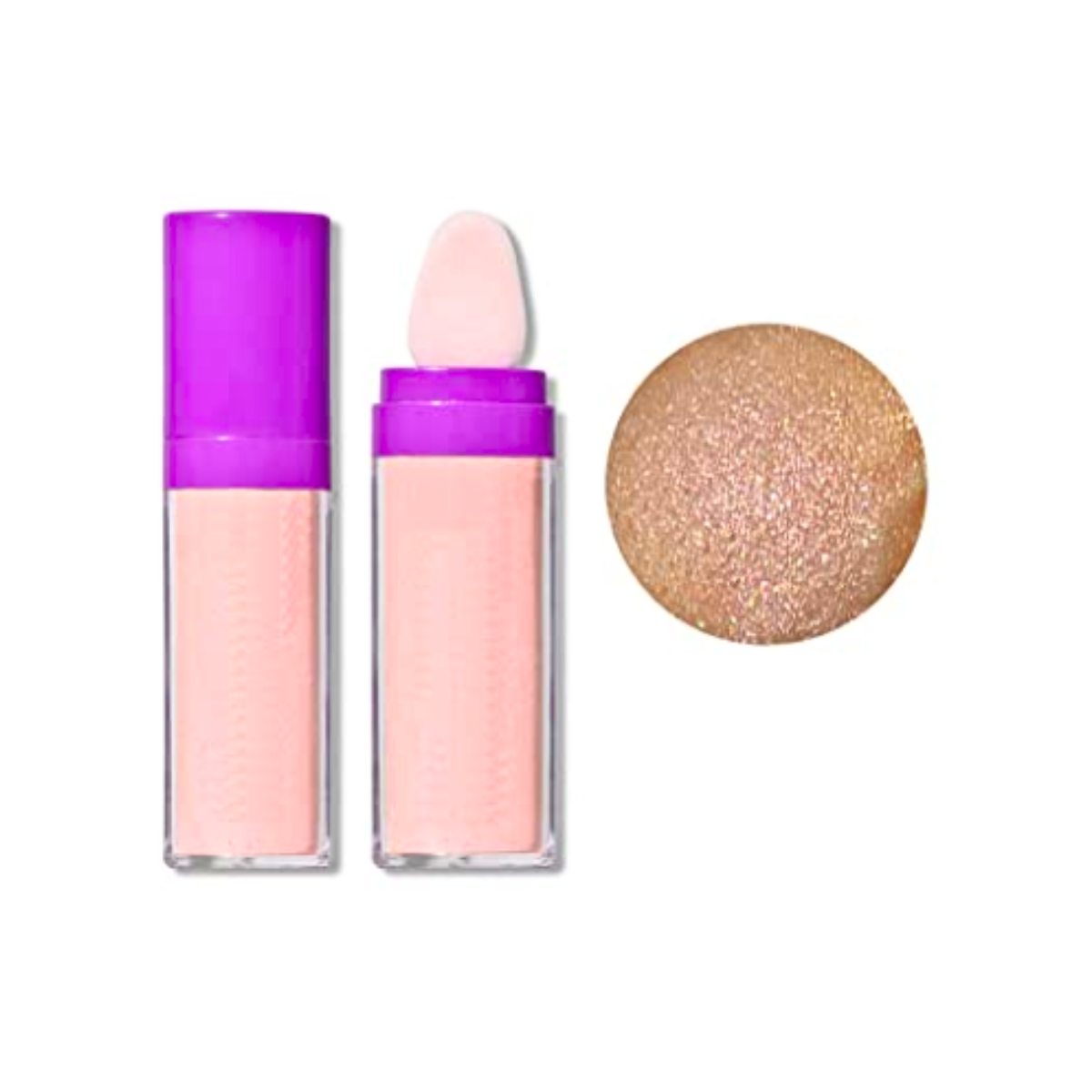 Pack 2 Iluminador Blanco/Rosa Polvo De Hadas Para Rostro Y Cuerpo-2
