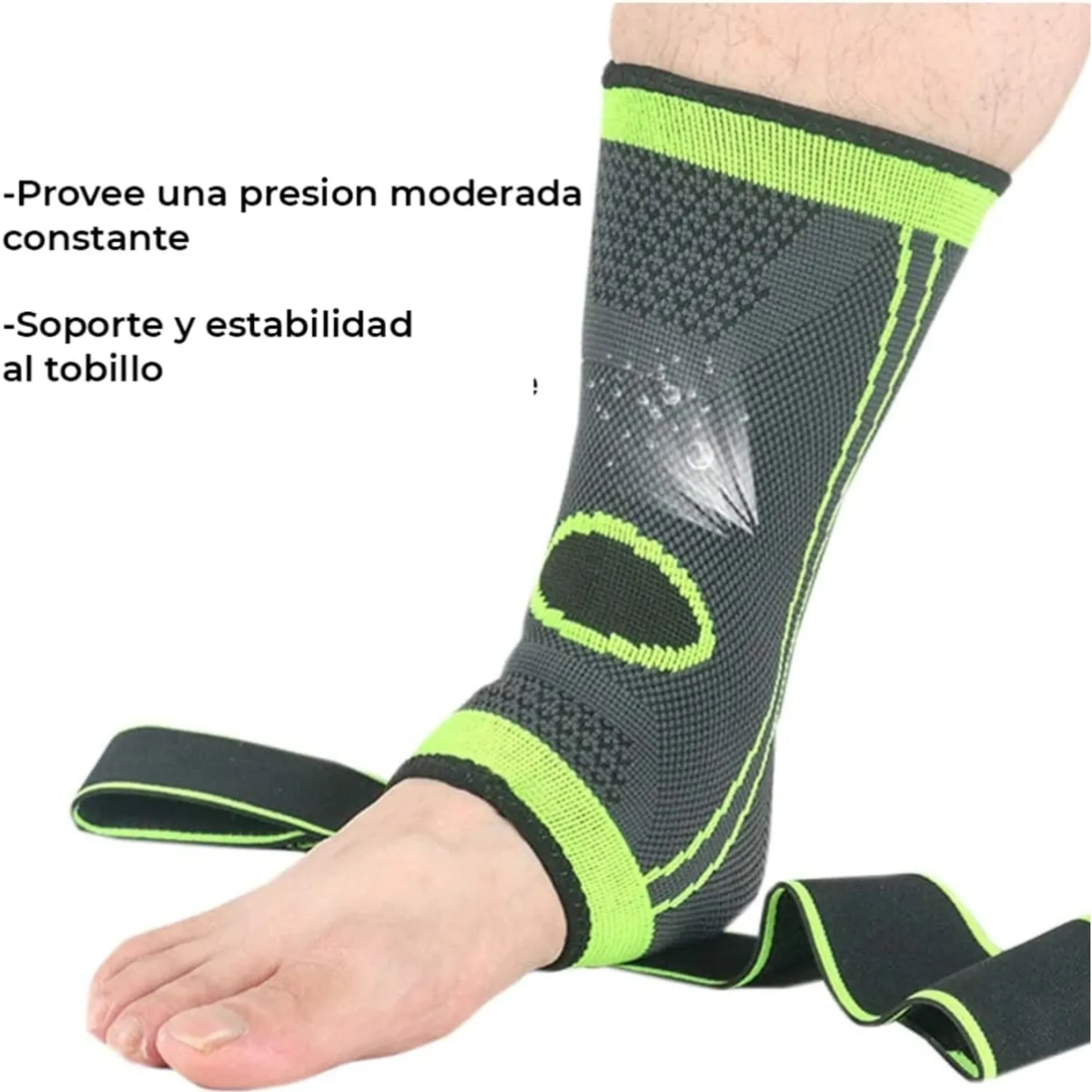 Tobillera Deportiva Compresion Ajustable Soporte Tobillo-3