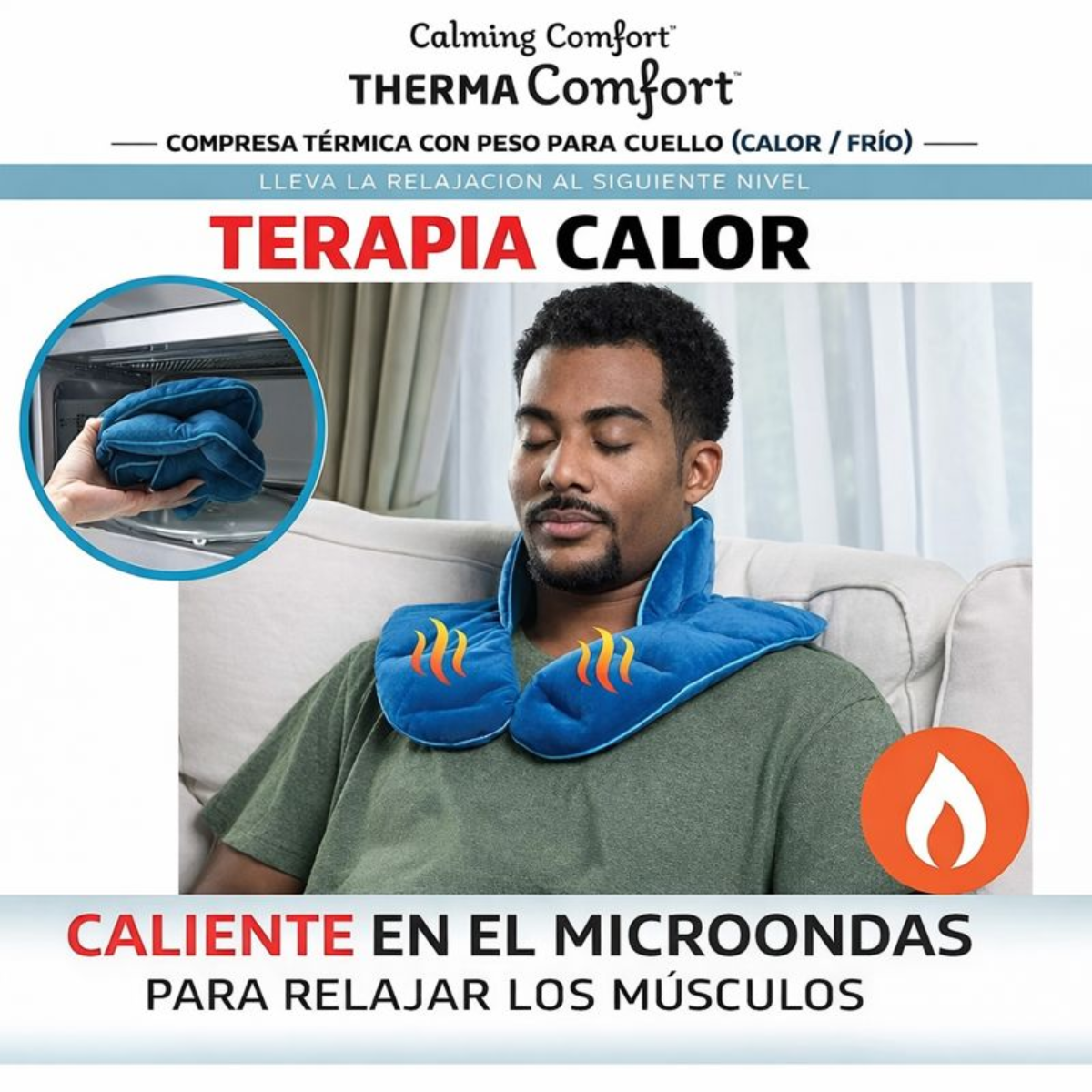 Compresa Termica Gel Para Cuello Hombros Terapia Frio Calor-4
