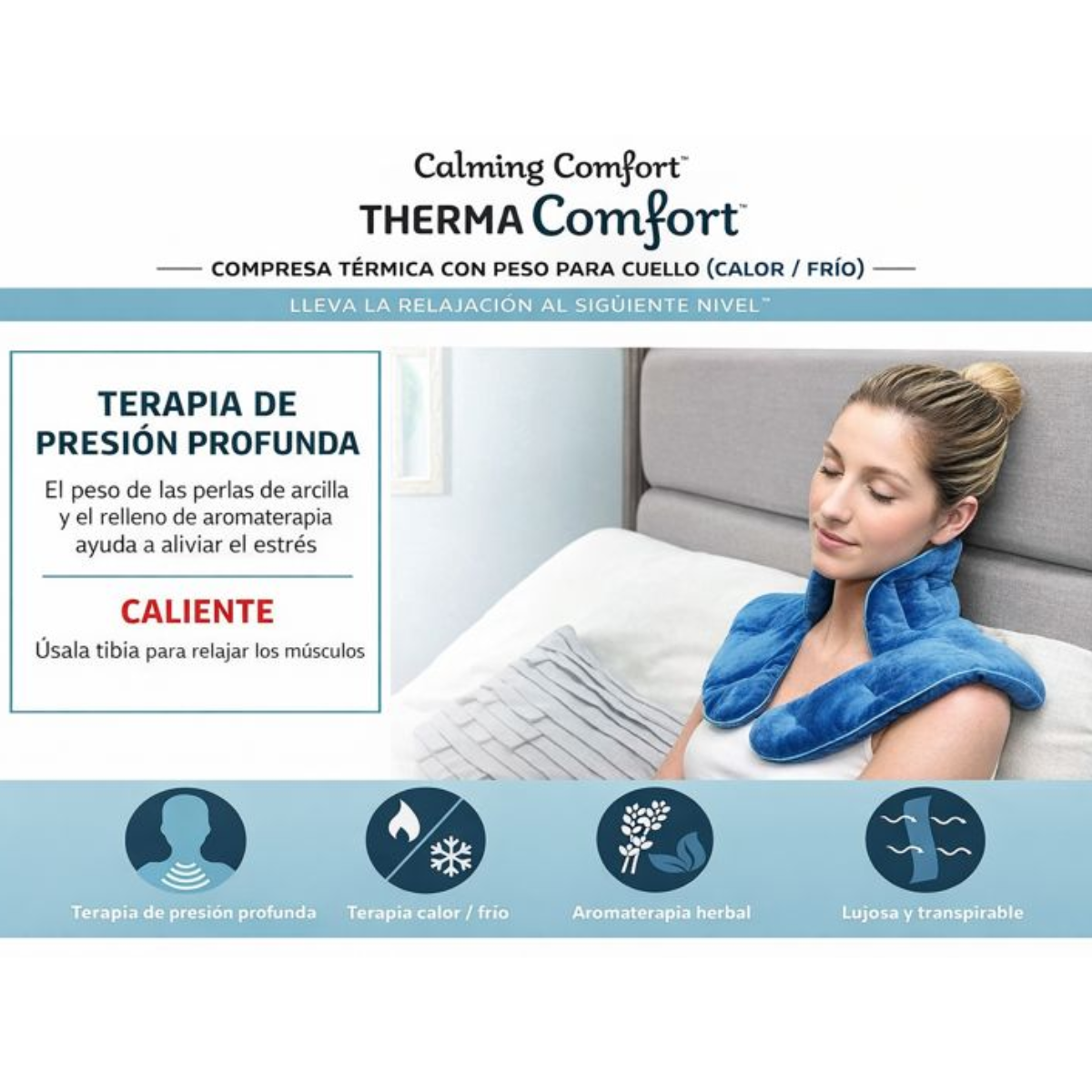 Compresa Termica Gel Para Cuello Hombros Terapia Frio Calor-6