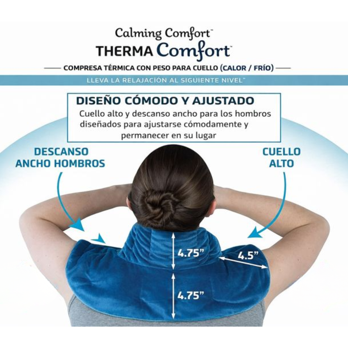 Compresa Termica Gel Para Cuello Hombros Terapia Frio Calor-2