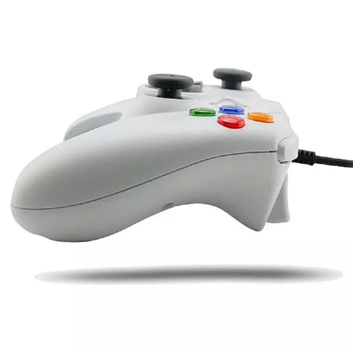 Pack 2 Joystick Blanco Control Para Xbox 360 Pc Windows Con Cable-4