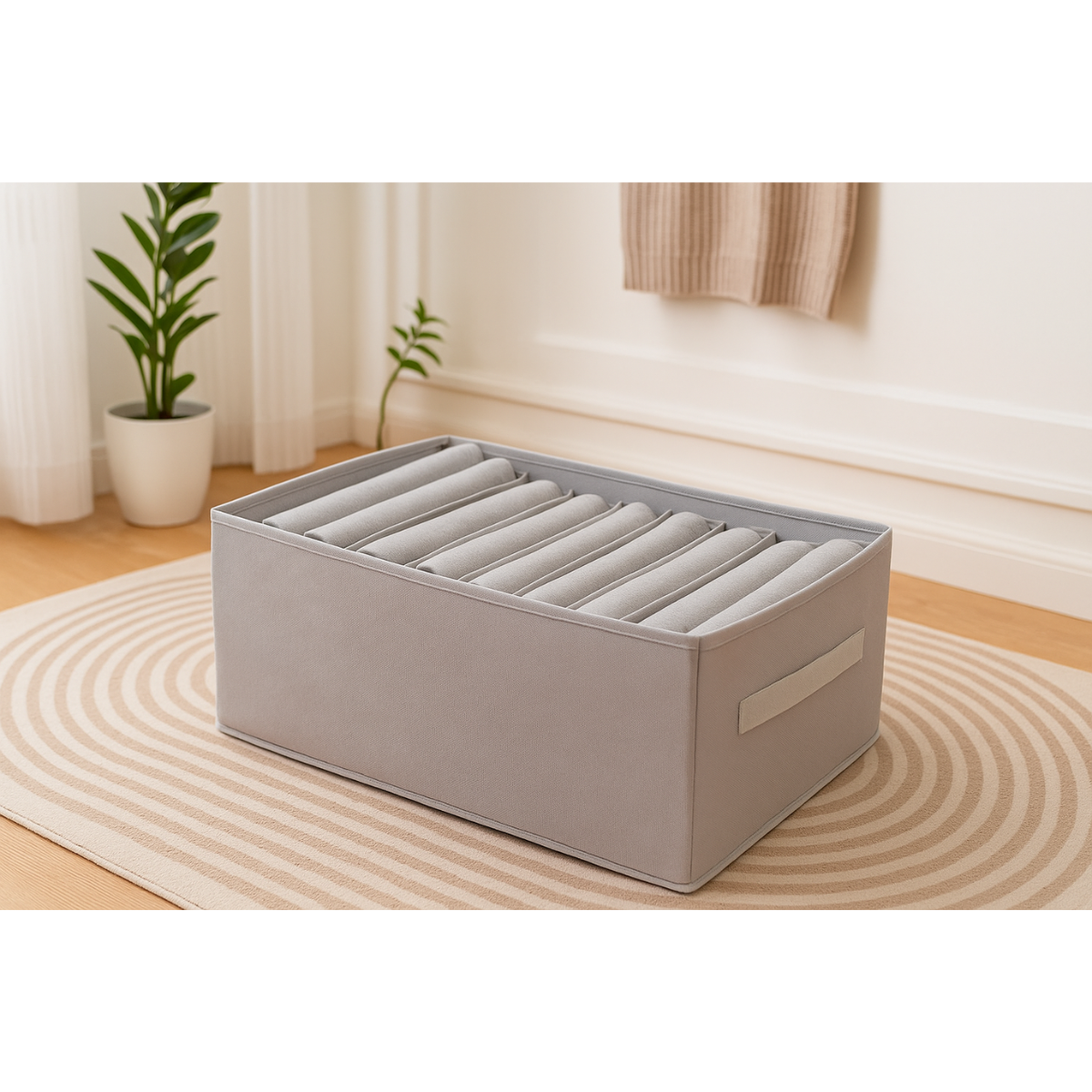 Caja De Almacenamiento Organizador Ropa Multiuso 36x25x20cm-4