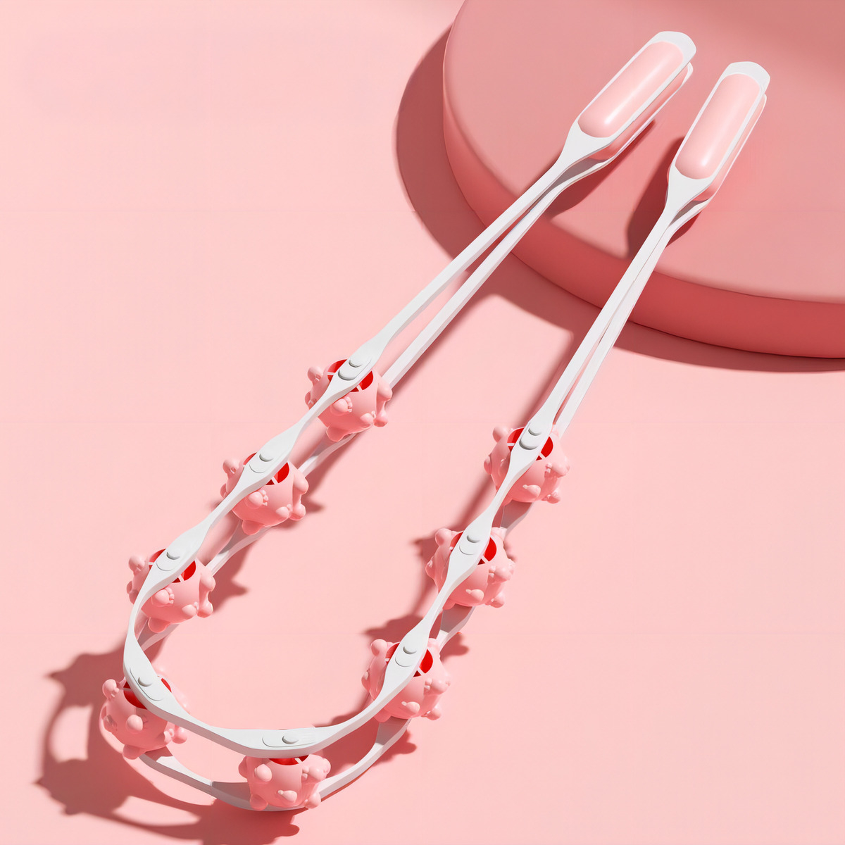 Masajeador Corporal Multifuncional Con Rodillos Para Espalda-4