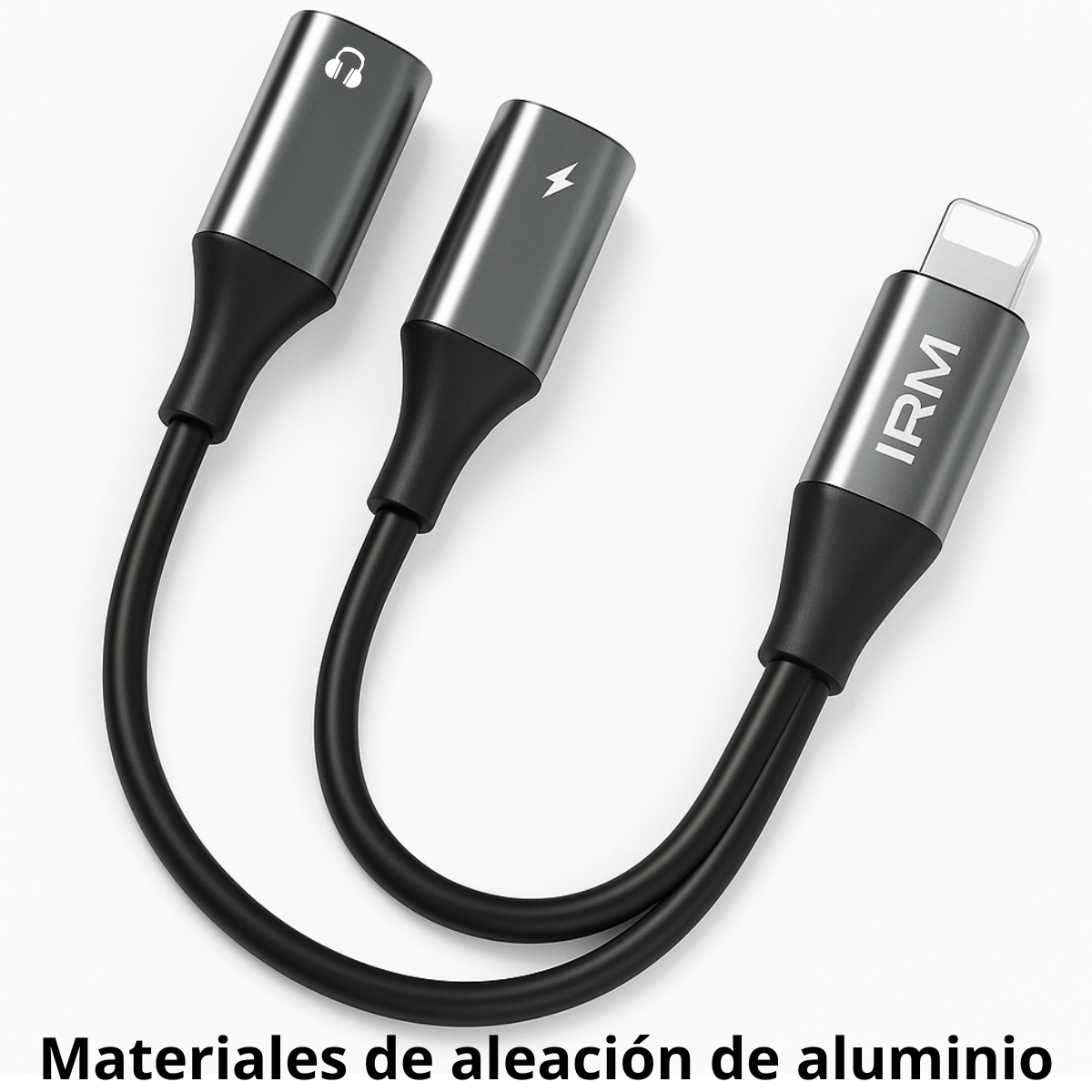 Adaptador Lightning A Aux Y Usb-c | Audio + Carga Simultánea-5