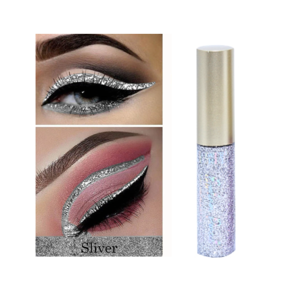 Pack 6 Delineadores Glitter Colores Flower Secret-4