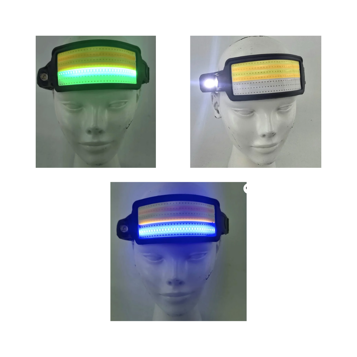 Linterna Minero Cintillo Tiras Luz Led Recargable Multiuso-4