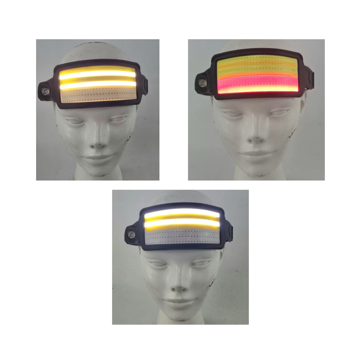 Linterna Minero Cintillo Tiras Luz Led Recargable Multiuso-5