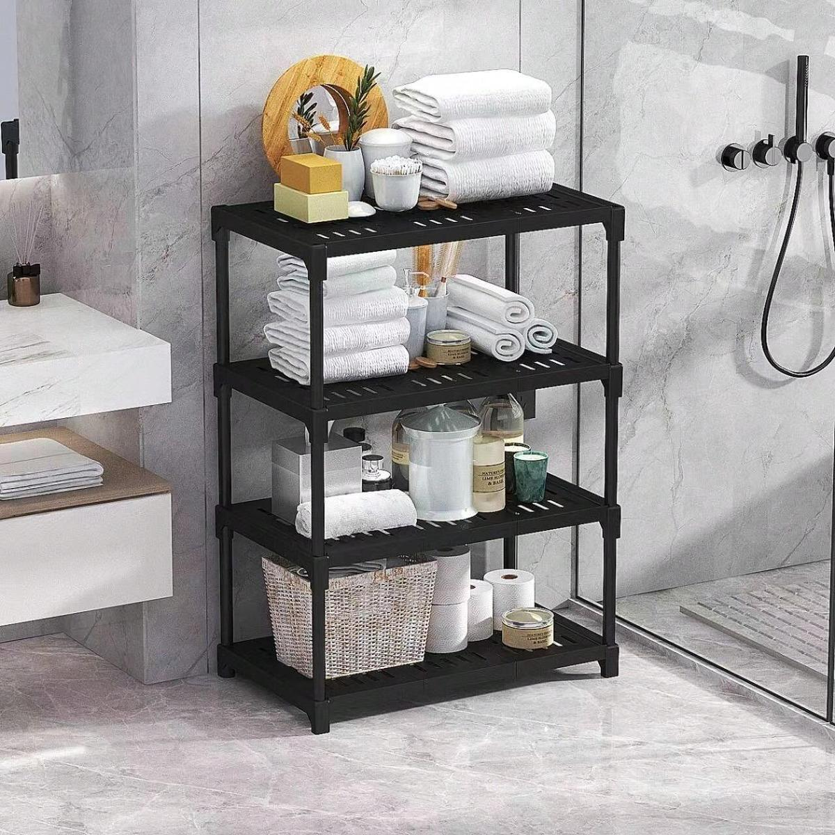 Estante Organizador Cocina Multiuso 4 Niveles Ruedas 86x44cm-5