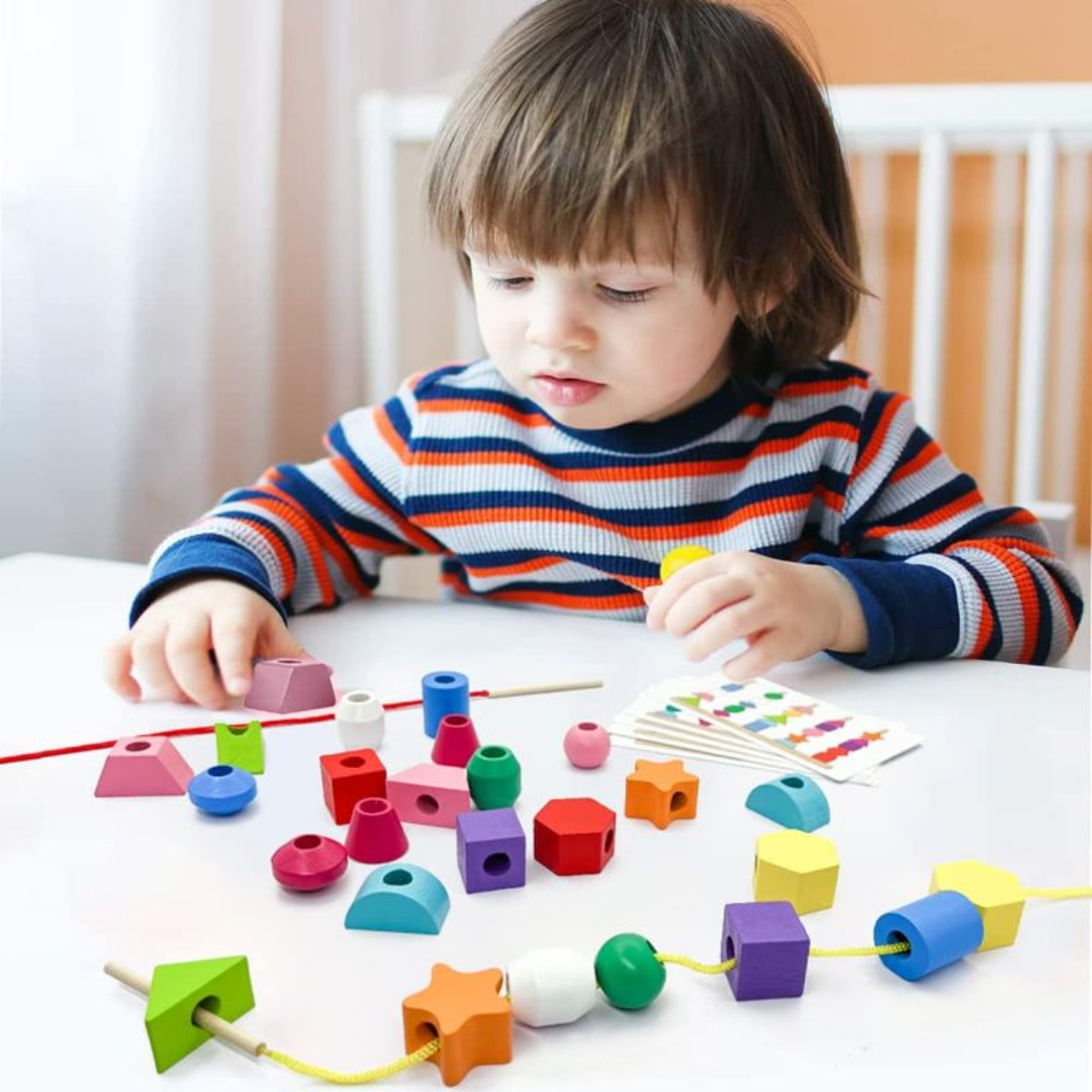 Juego Didactico Infantil Madera Forma Geometricas Montessori-5