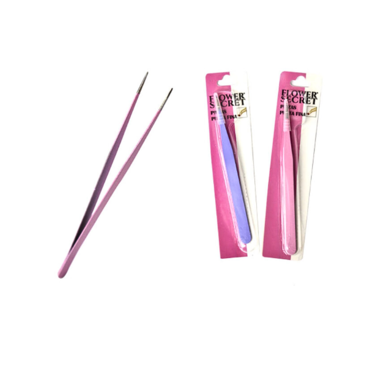 Set Pinza Curva + Pinza Recta Extensiones De Pestañas-5