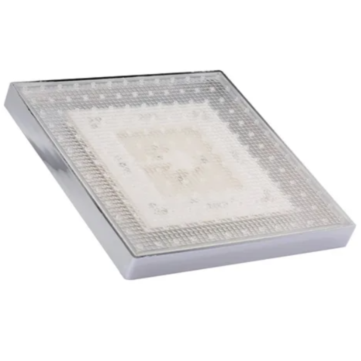 Cabezal Ducha Regadera Cuadrada Luz Led Rgb-2