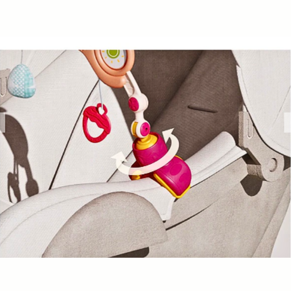 Arco Actividades Estimulación Para Bebe Sonidos Coche O Cuna-2