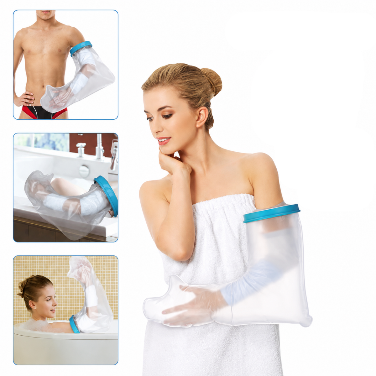 Manga Impermeable Protector De Yeso Venda Brazo Completo-4