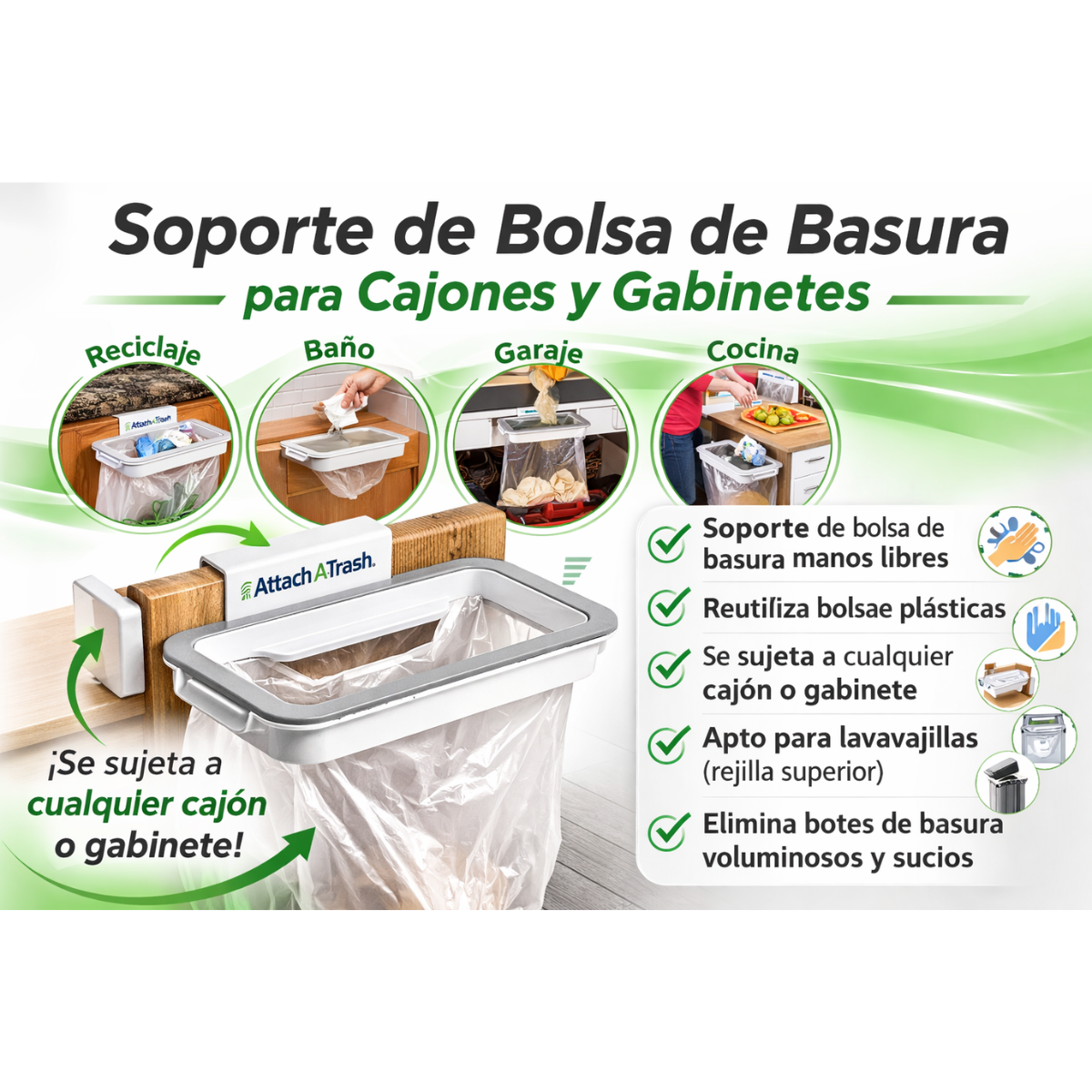 Soporte Colgante Para Bolsas De Basura Portatil-2