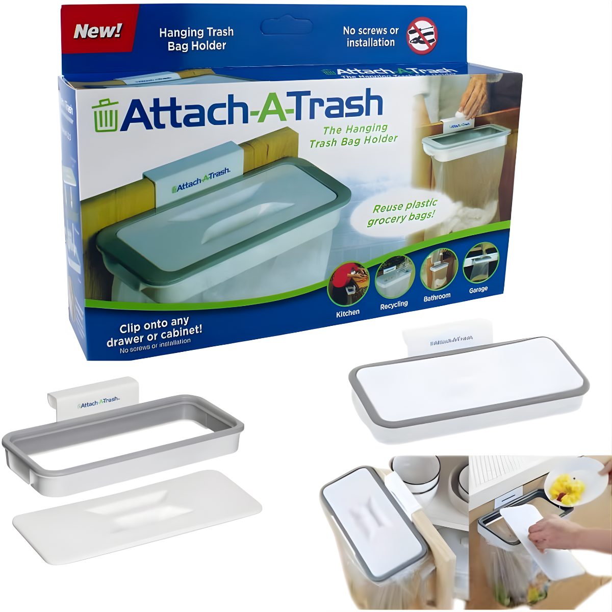 Soporte Colgante Para Bolsas De Basura Portatil-5