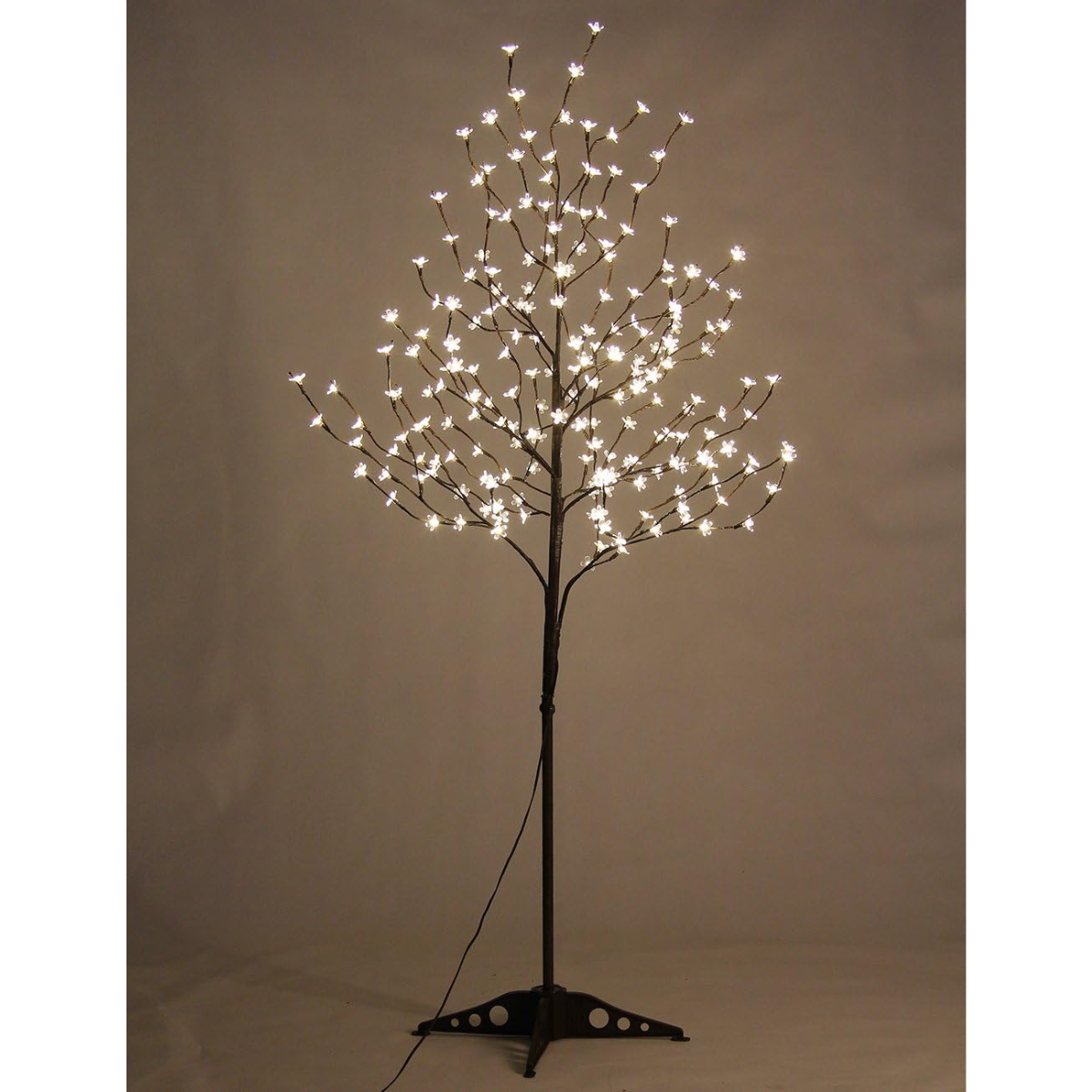Lampara Ambiente Diseño Árbol Luz Cálida Fría Blanca 150cm-4