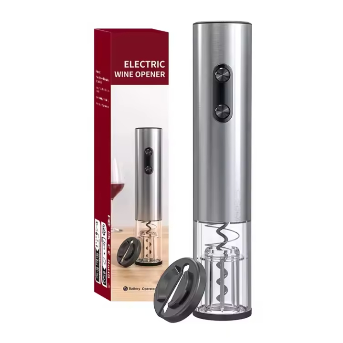 Sacacorchos Destapador Vino Automatico Electrico Inalámbrico-6