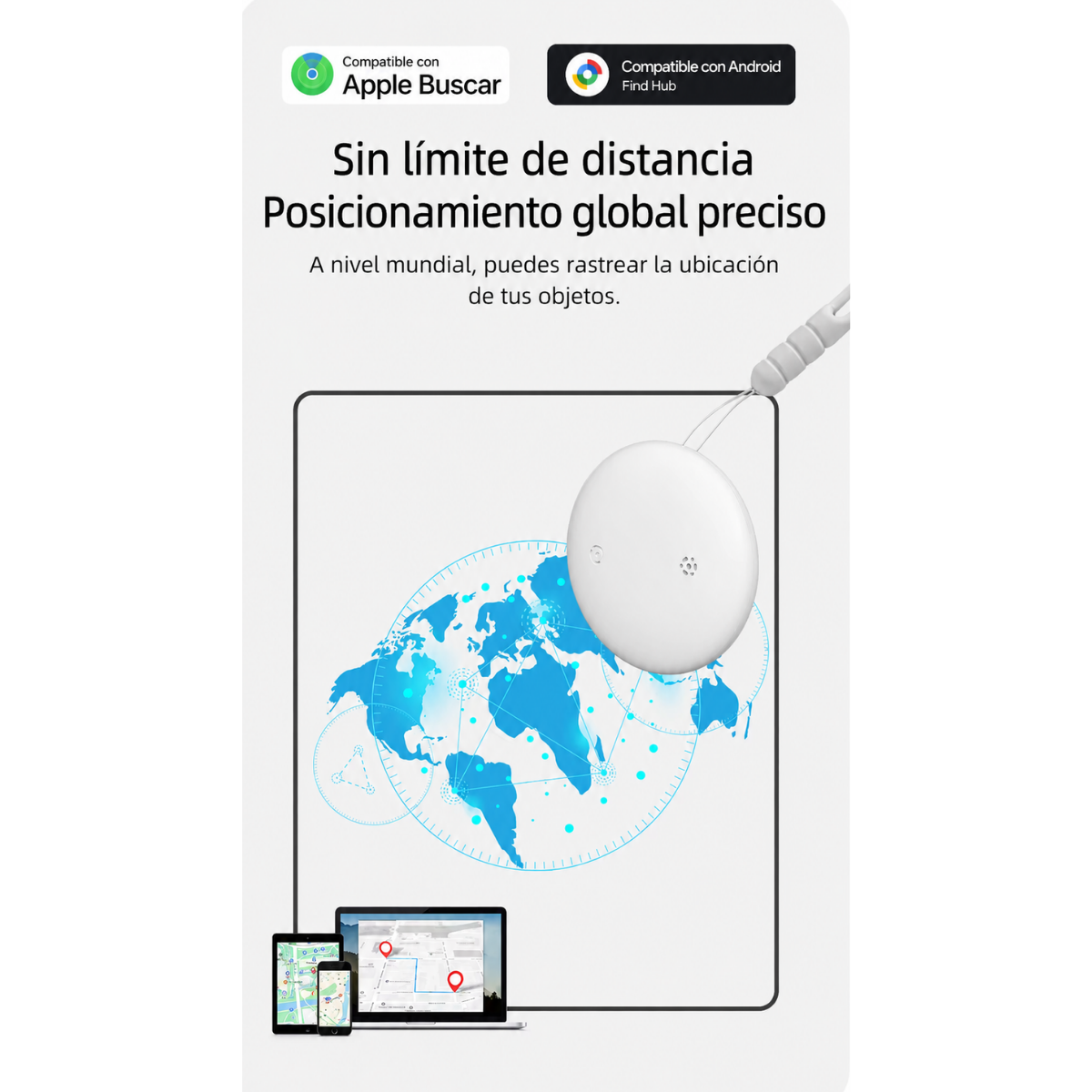 Smart Tag Localizador Gps Antiperdida Para iPhone Android-2