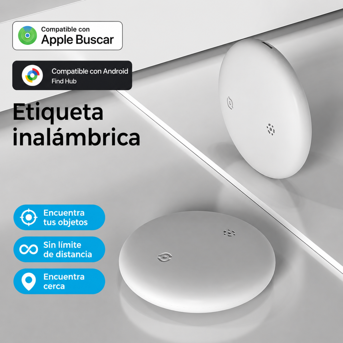 Smart Tag Localizador Gps Antiperdida Para iPhone Android-5