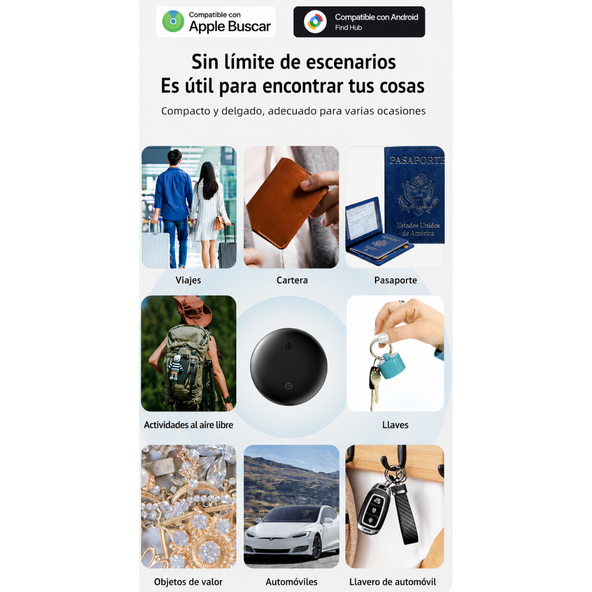 Smart Tag Localizador Gps Antiperdida Para iPhone Android-7