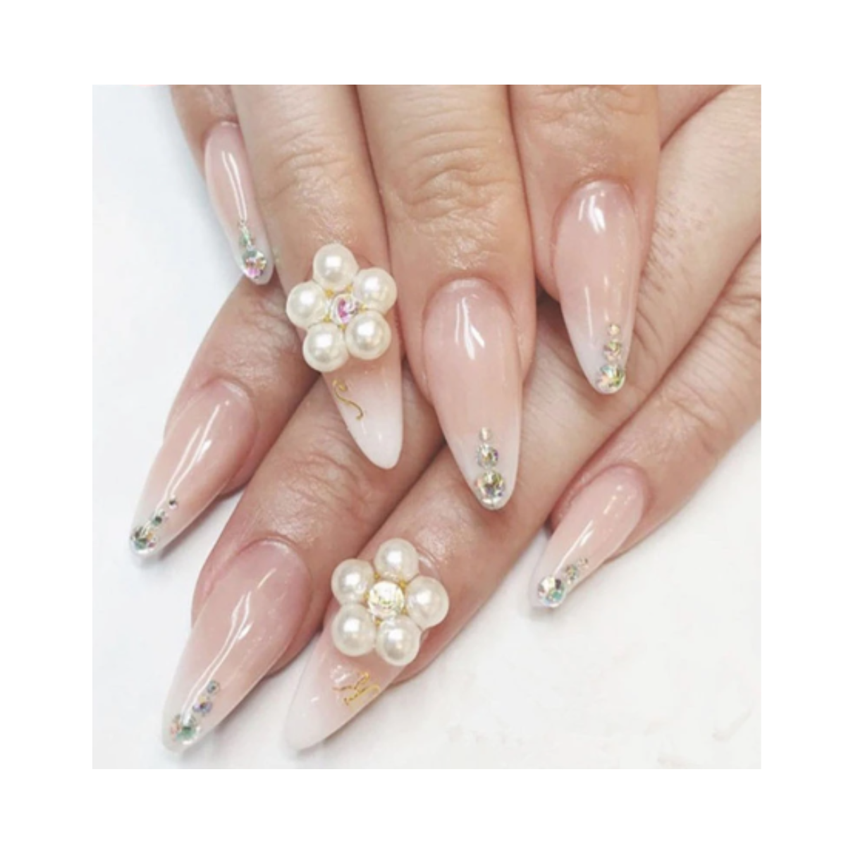 Pack 3 Stickers Strass Pegatina Adhesivas Perlas Faciales-4