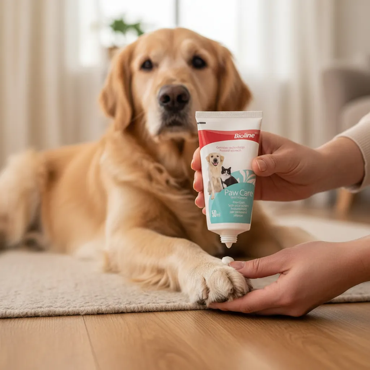 Balsamo Hidratante Patas Perros Gatos Bioline Paw Balm 50g-6