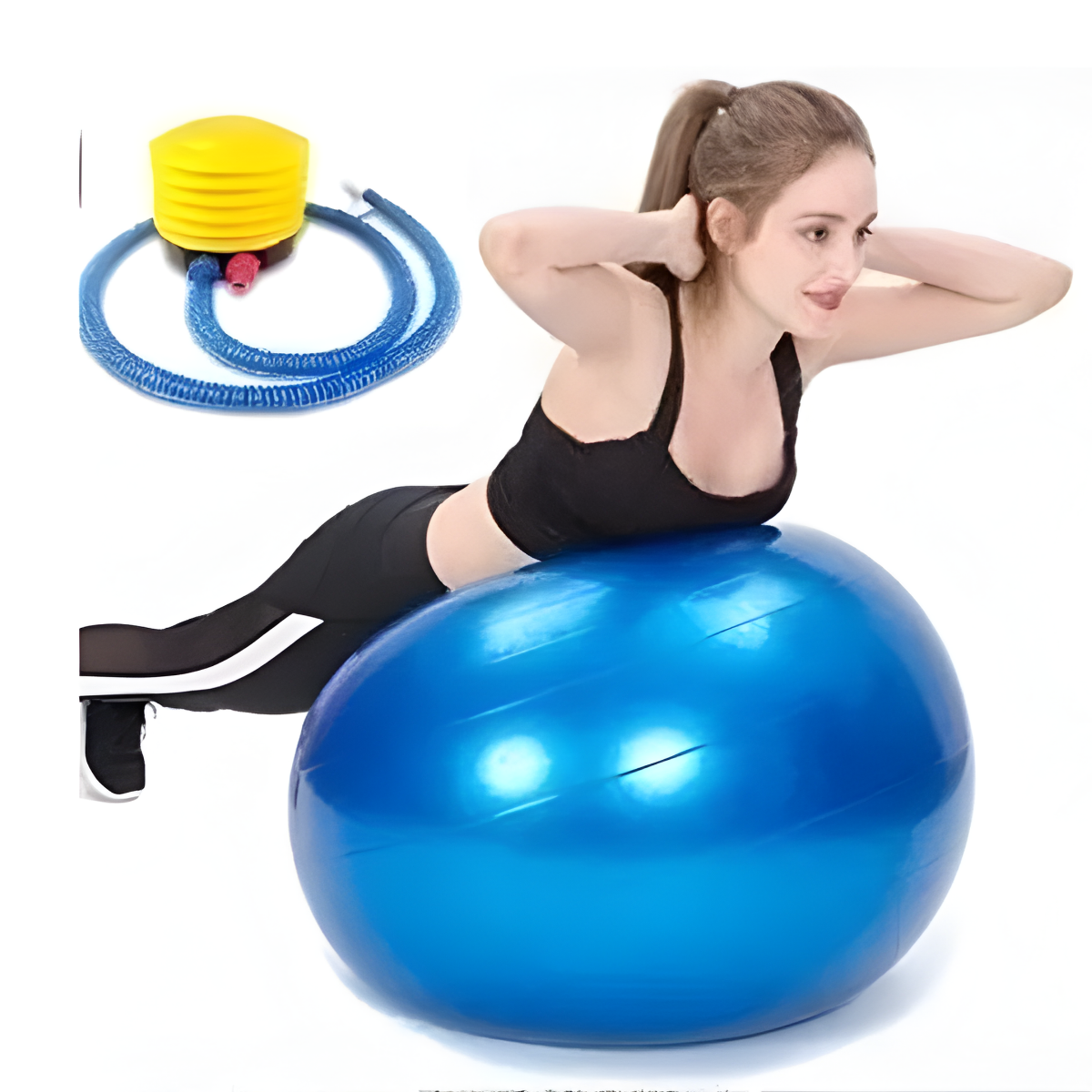 Pelota Yoga Pilates Gym Ball 125kg Antideslizante Inflador-4