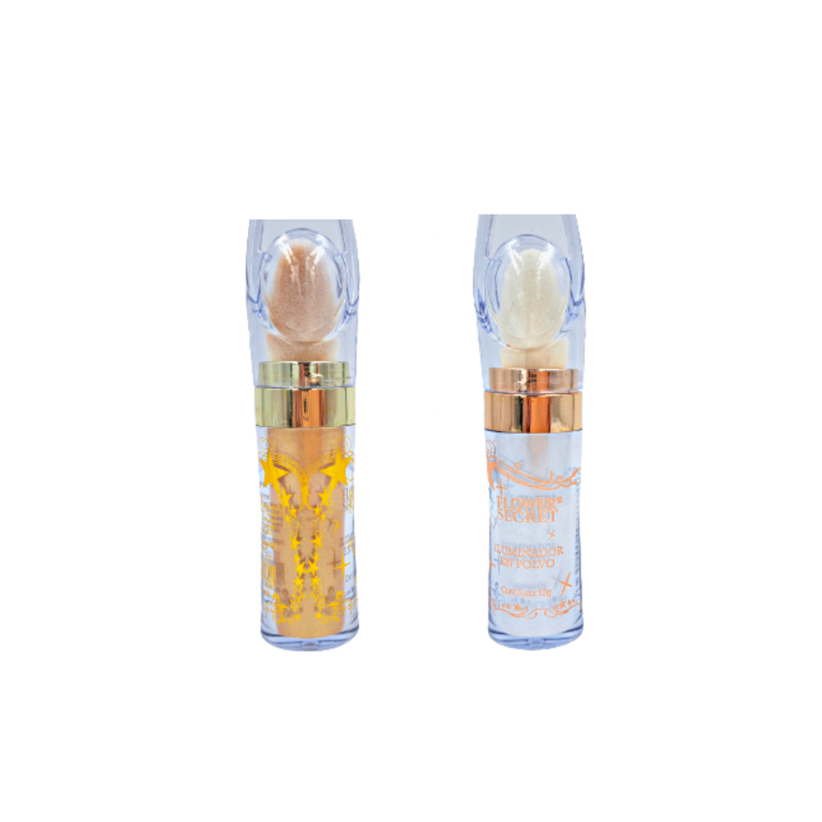 Iluminador Polvo De Hadas Dorado Maquillaje Para Rostro Y Cuerpo-2