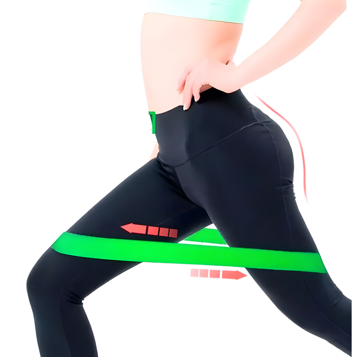 Set 5 Bandas De Resistencia Elasticas Gym Casa Yoga-3