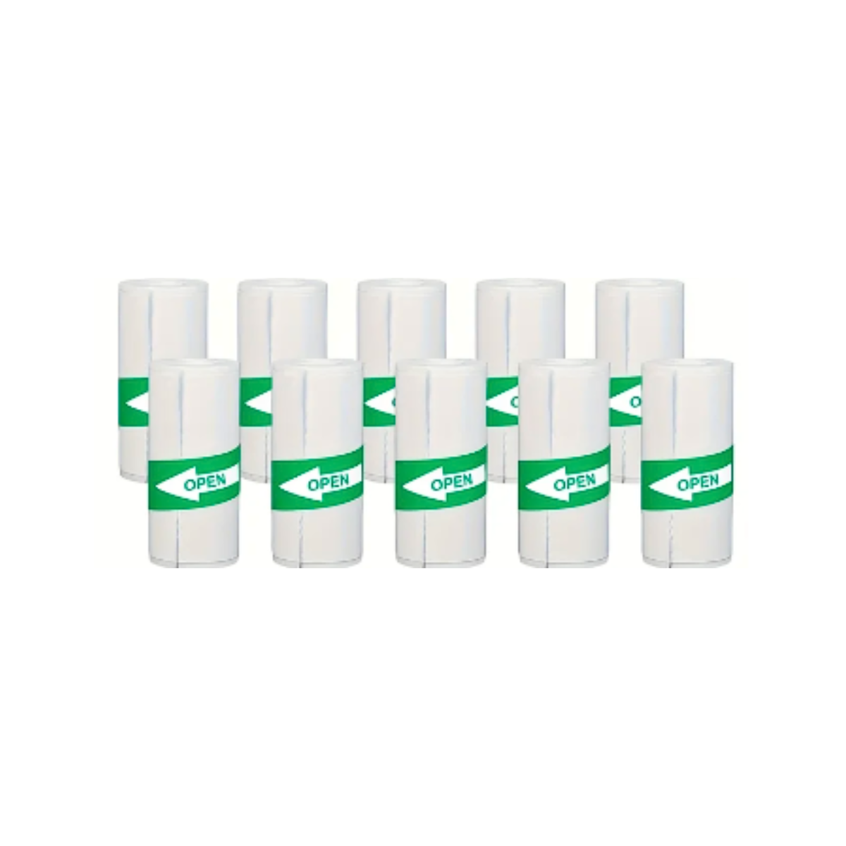 Pack 5 Rollos Adhesivos Para Mini Impresora Stickers Blanco-3