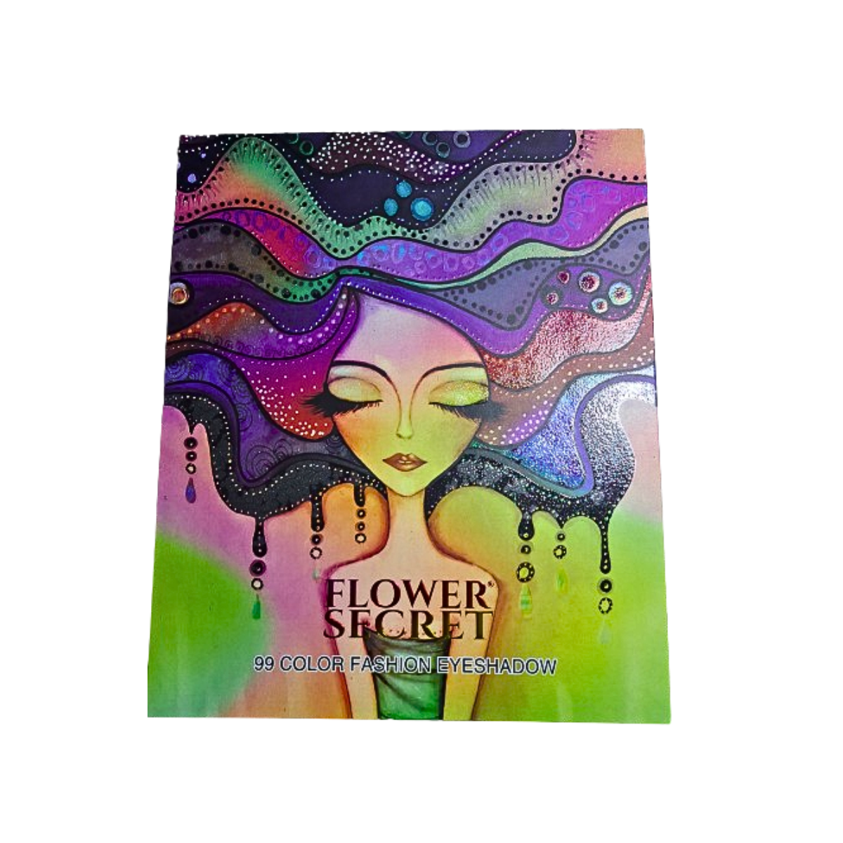 Paleta De Sombras Fashion Eyeshadow 99 Colores Flower Secret-2