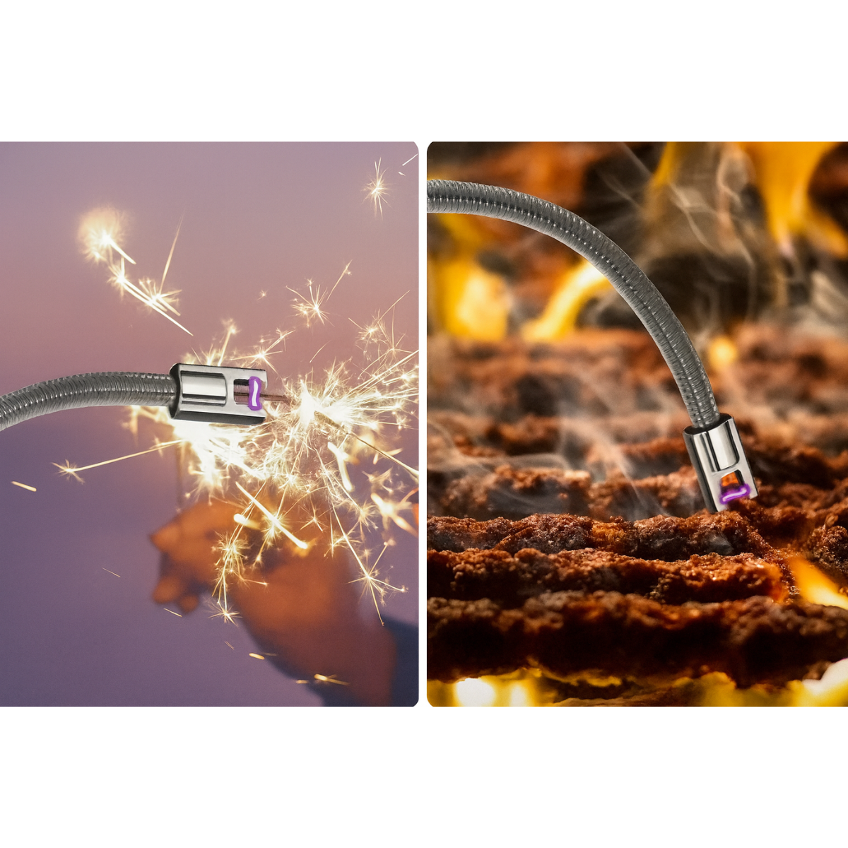 Encendedor Mechero Chispero Electrico Recargable Usb Cocina-5