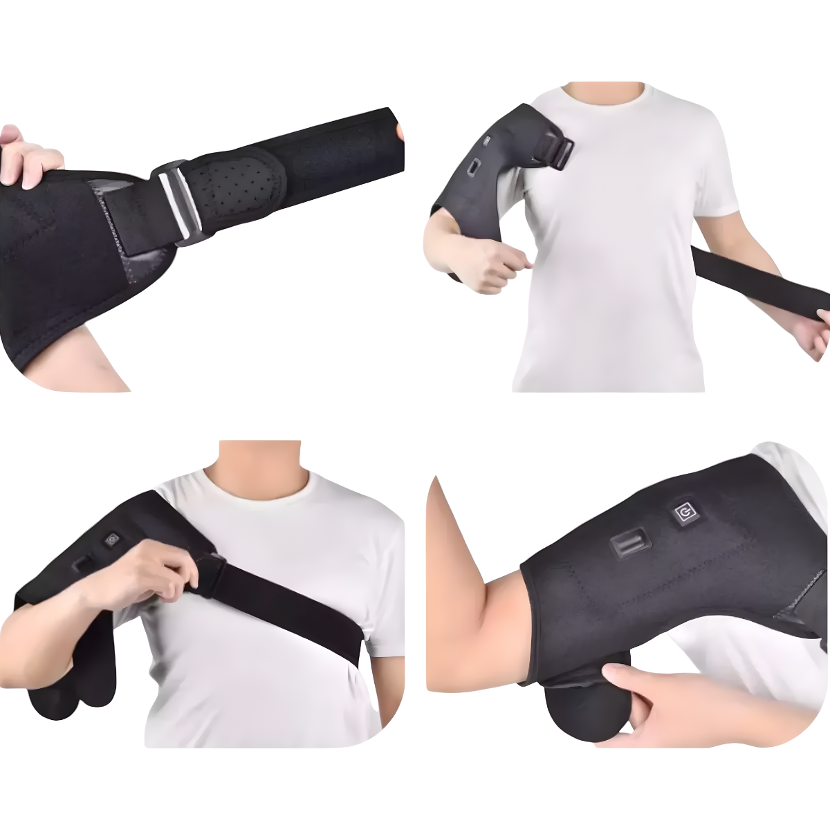 Soporte Almohadilla Para Hombro Térmico Terapia De Calor-3