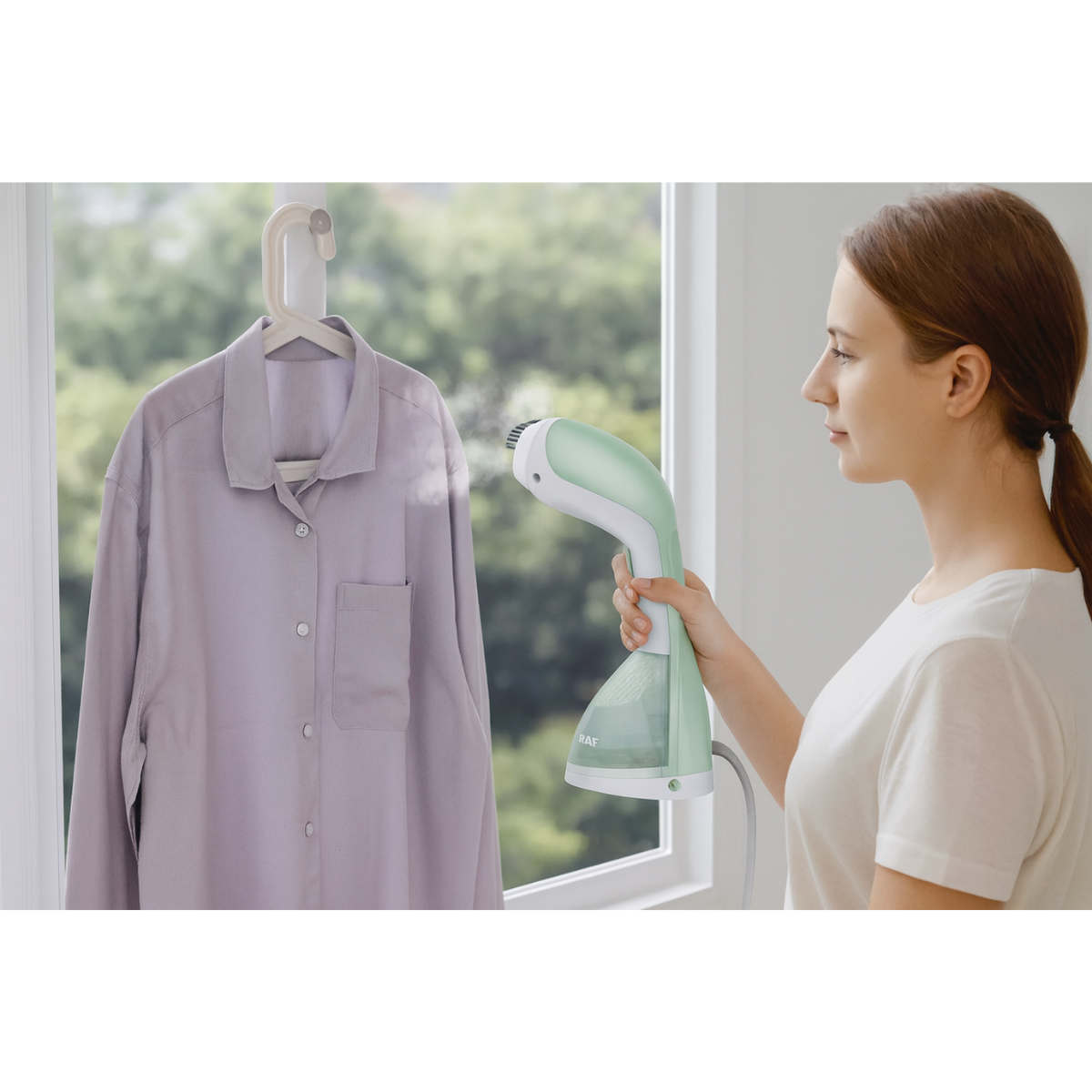 Plancha De Mano A Vapor 2 En 1 Capacidad 220ml-5