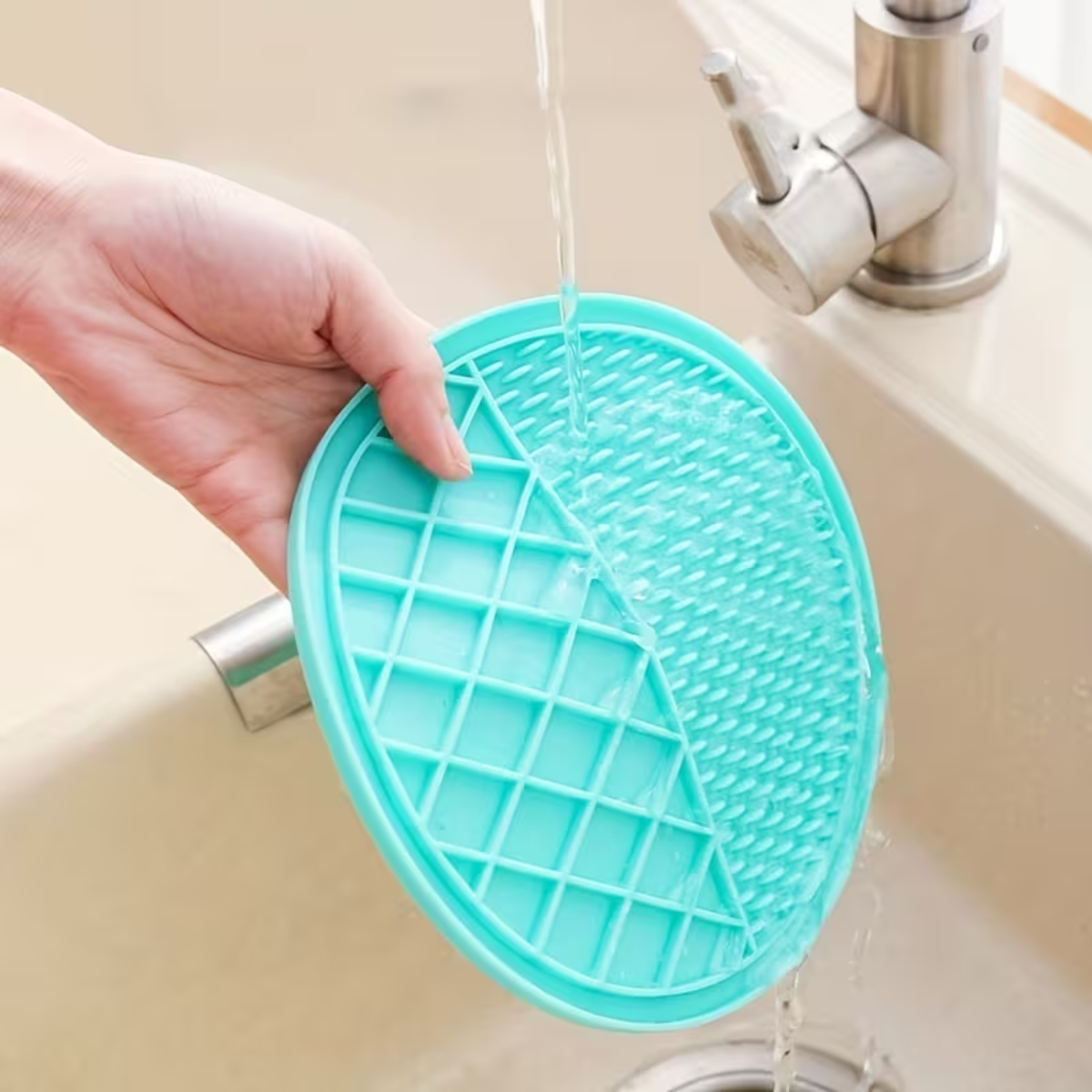 Plato De Silicona Lento Lick Mat Para Perros Y Gatos Gris Oscuro-4