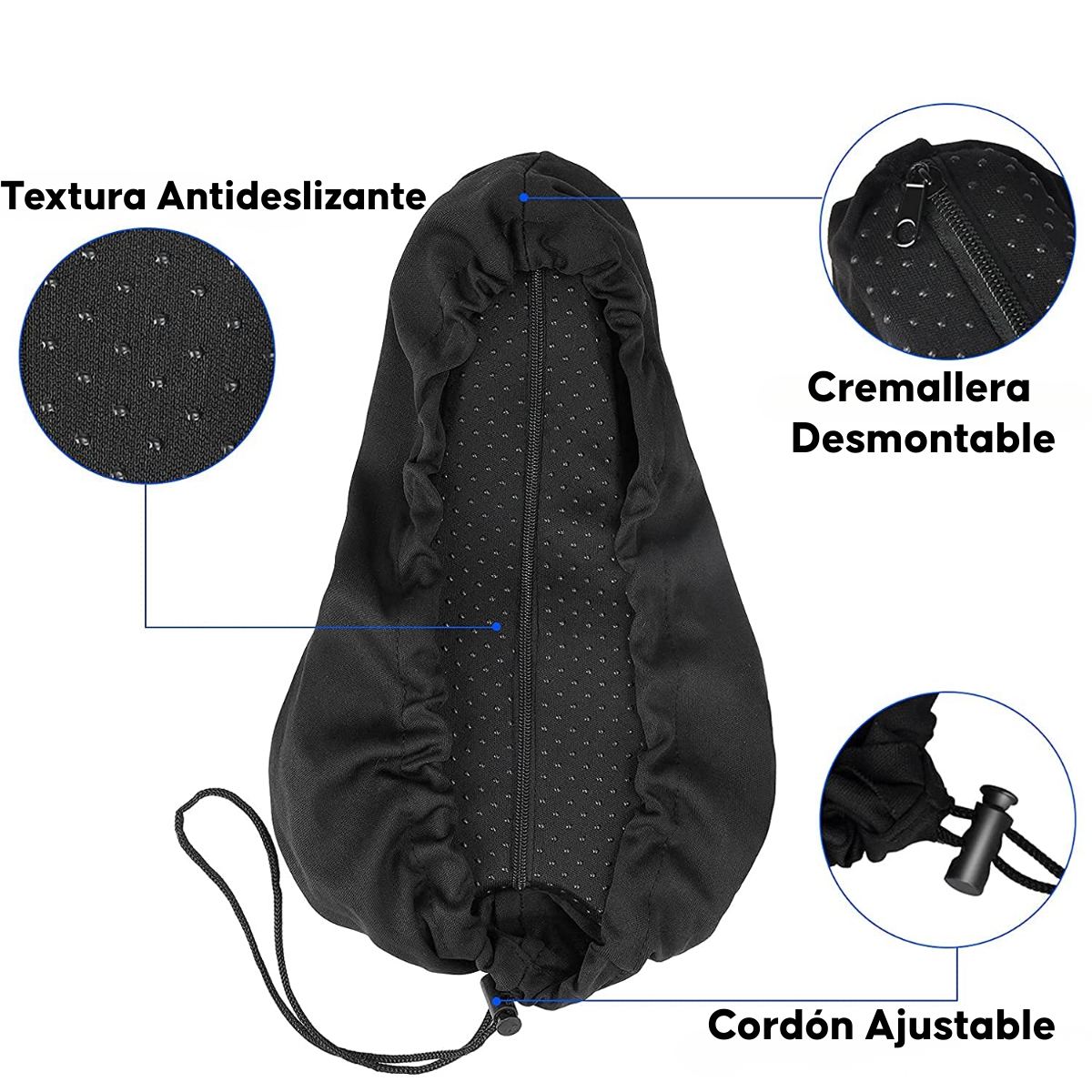 Funda Cojin De Gel Para Asiento De Bicicleta Ergonomico-2