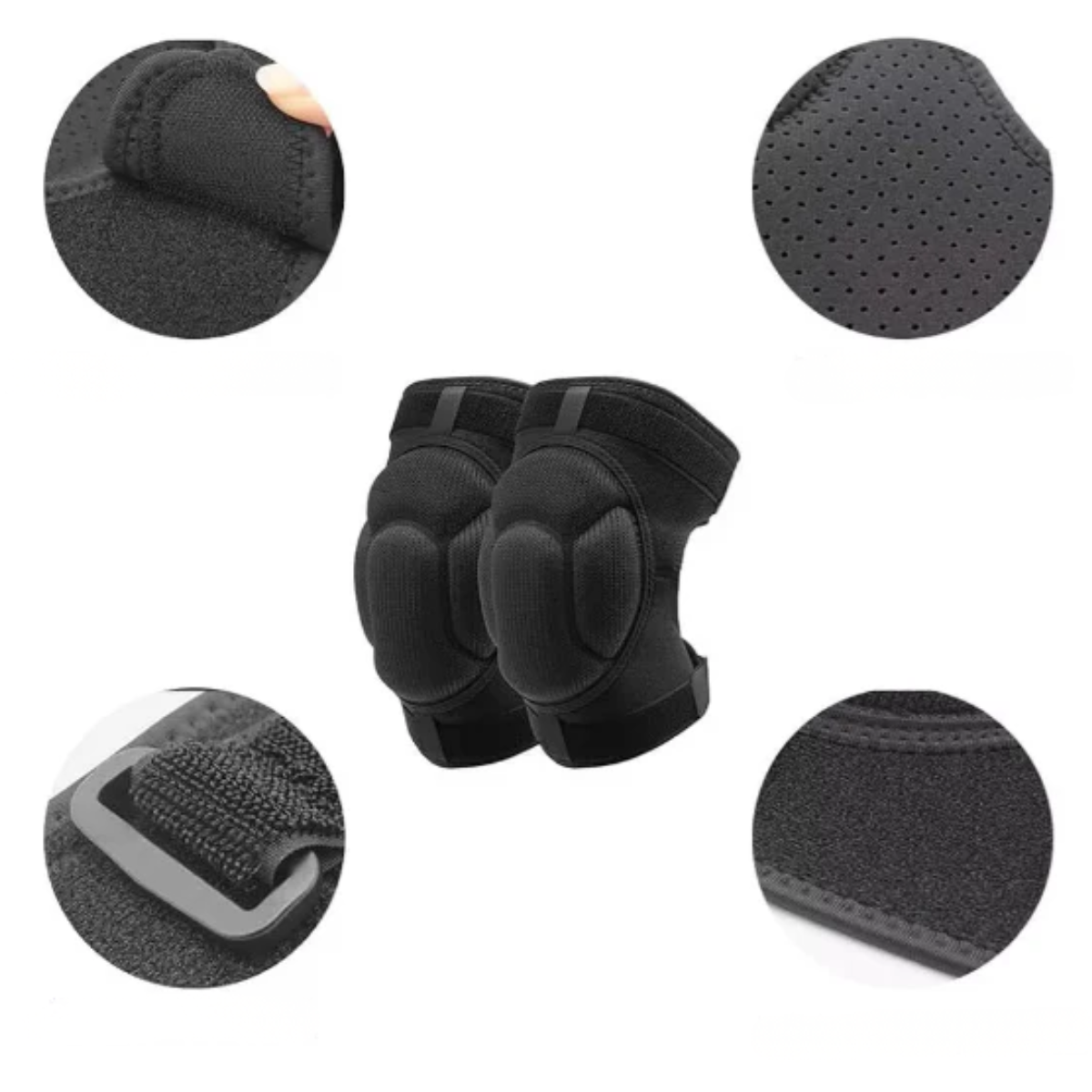 Pack 2 Rodilleras Acolchadas Jardin Deportes Trabajo-3