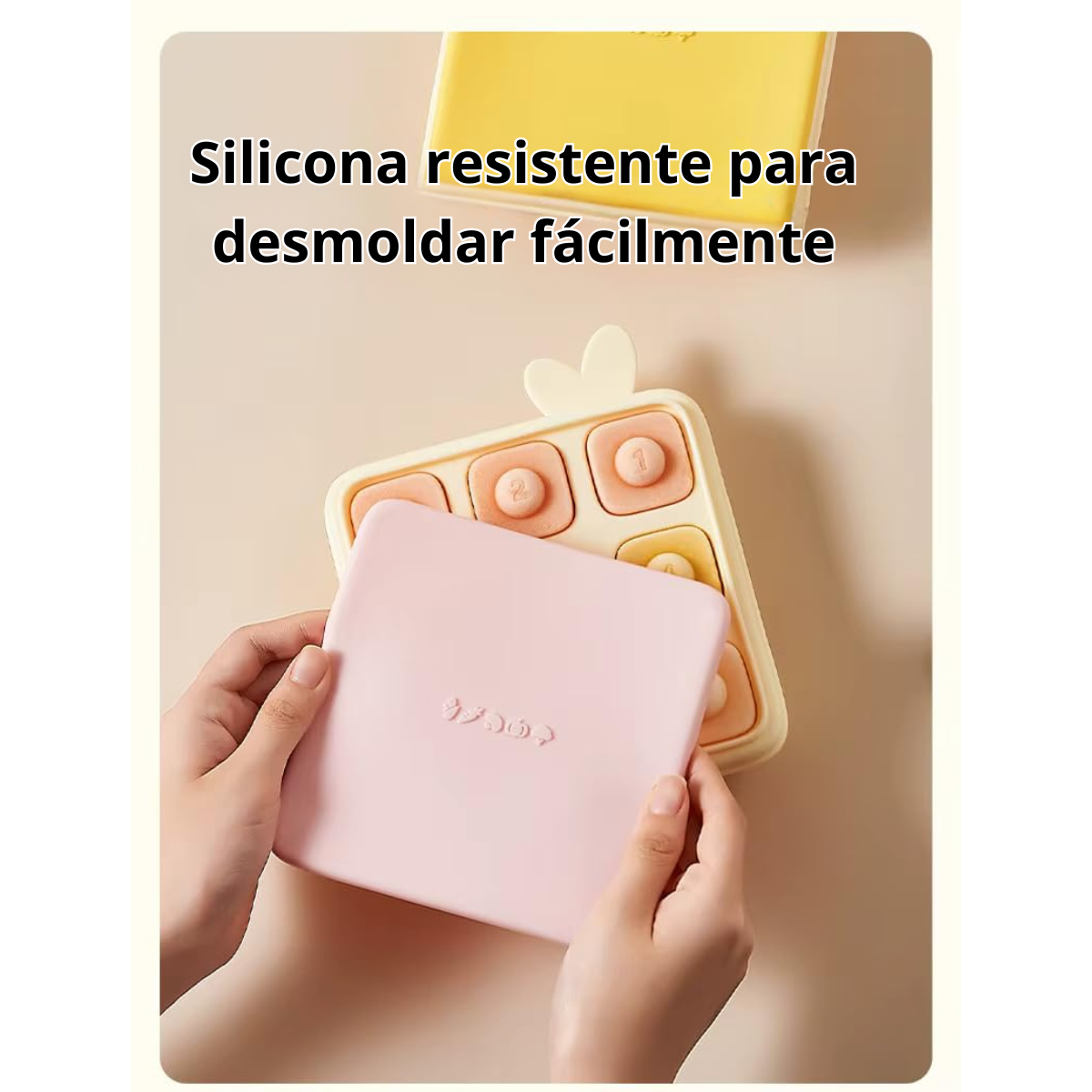 Cubeta Molde De Silicona Con Tapa Para Hielo Alimentos-6