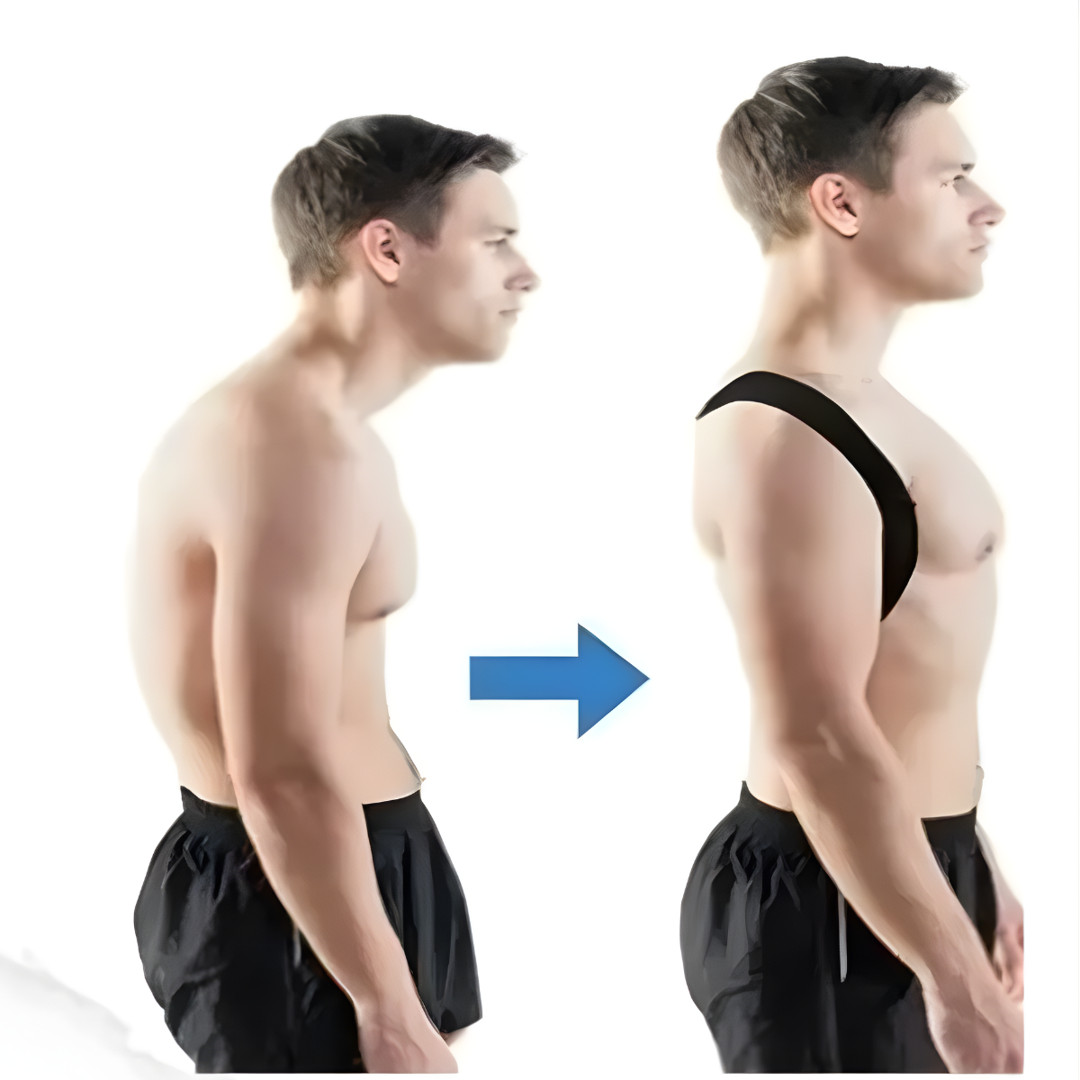 Corrector Postura Espalda Alta Ortopedico Ajustable Unisex-2