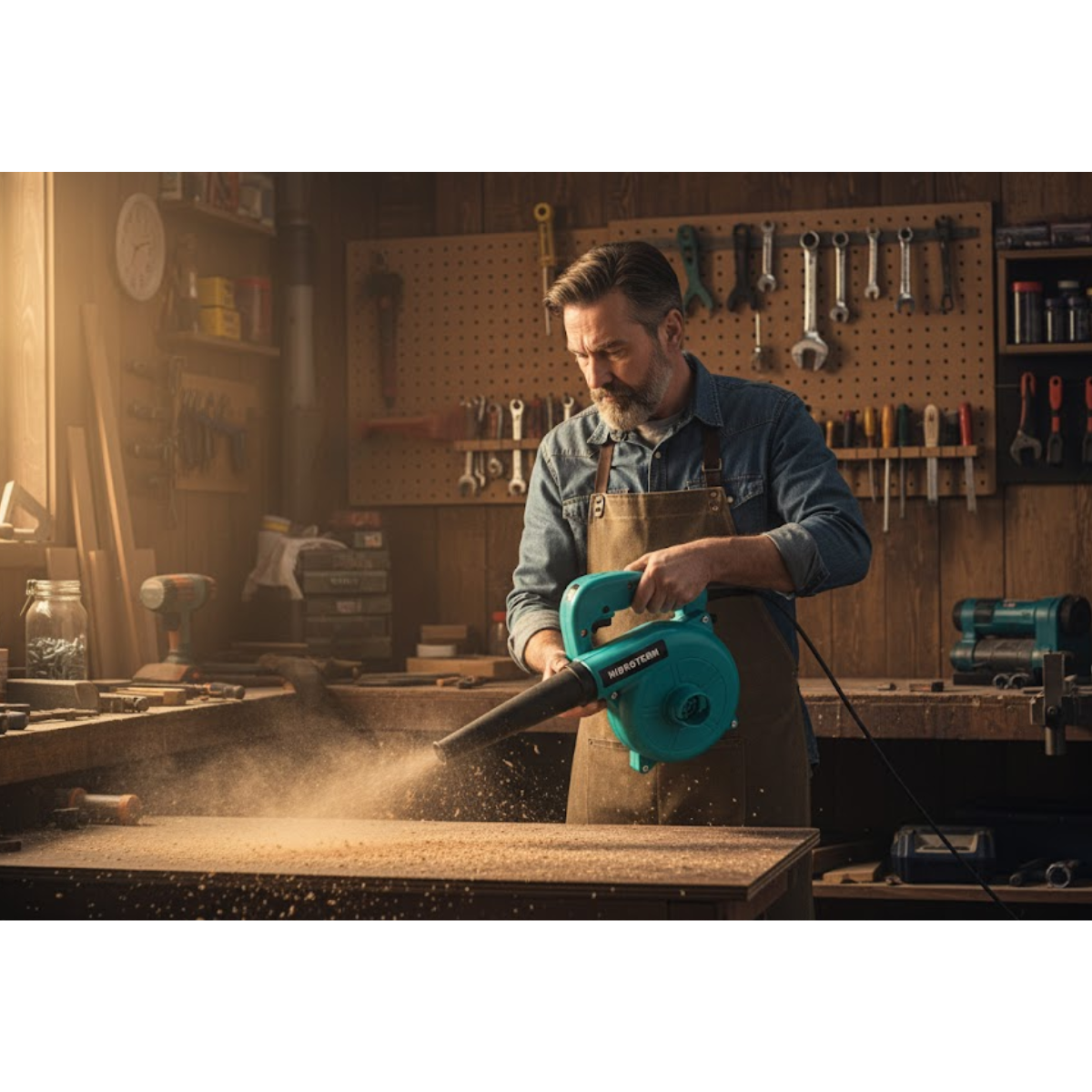 Maquina Soplador De Aire Para Exterior Jardín Hojas 350w-5