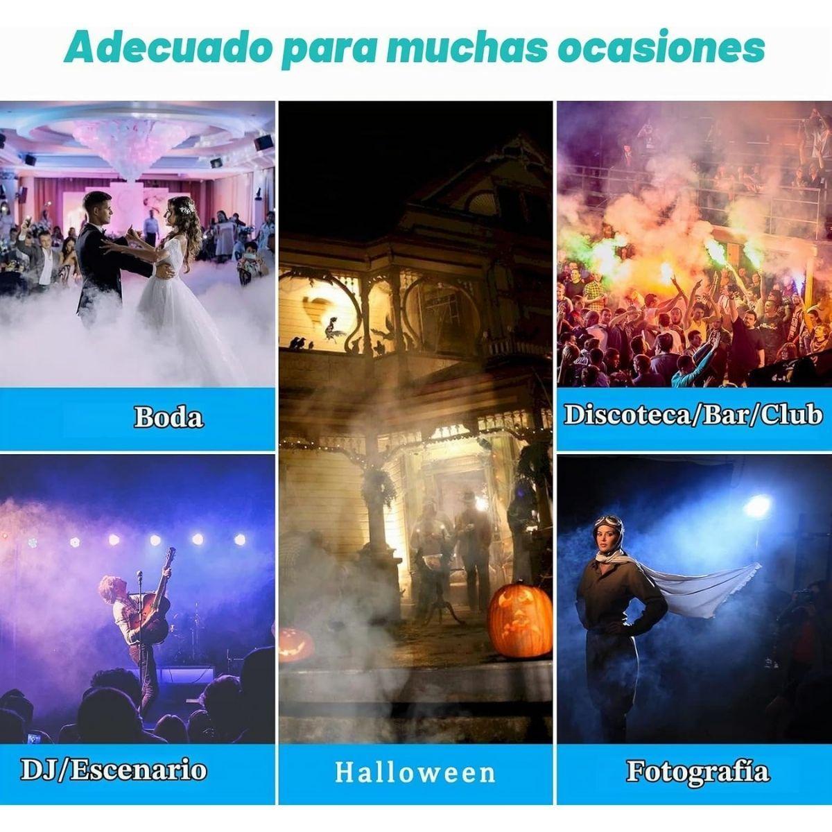 Maquina De Humo Y Luces 1500w Para Fiestas Eventos-5