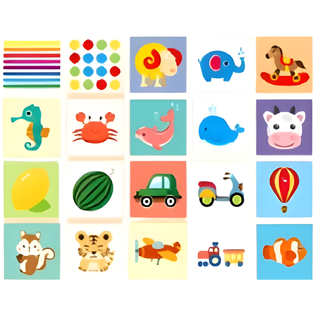 Tarjetas De Estimulacion Visual Didactico Bebes 6 A 18 Meses-3