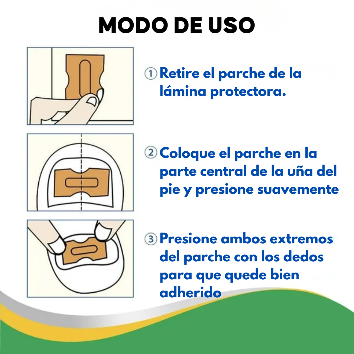 Pack 50 Parches U as Encarnadas Corrector De Crecimiento-2