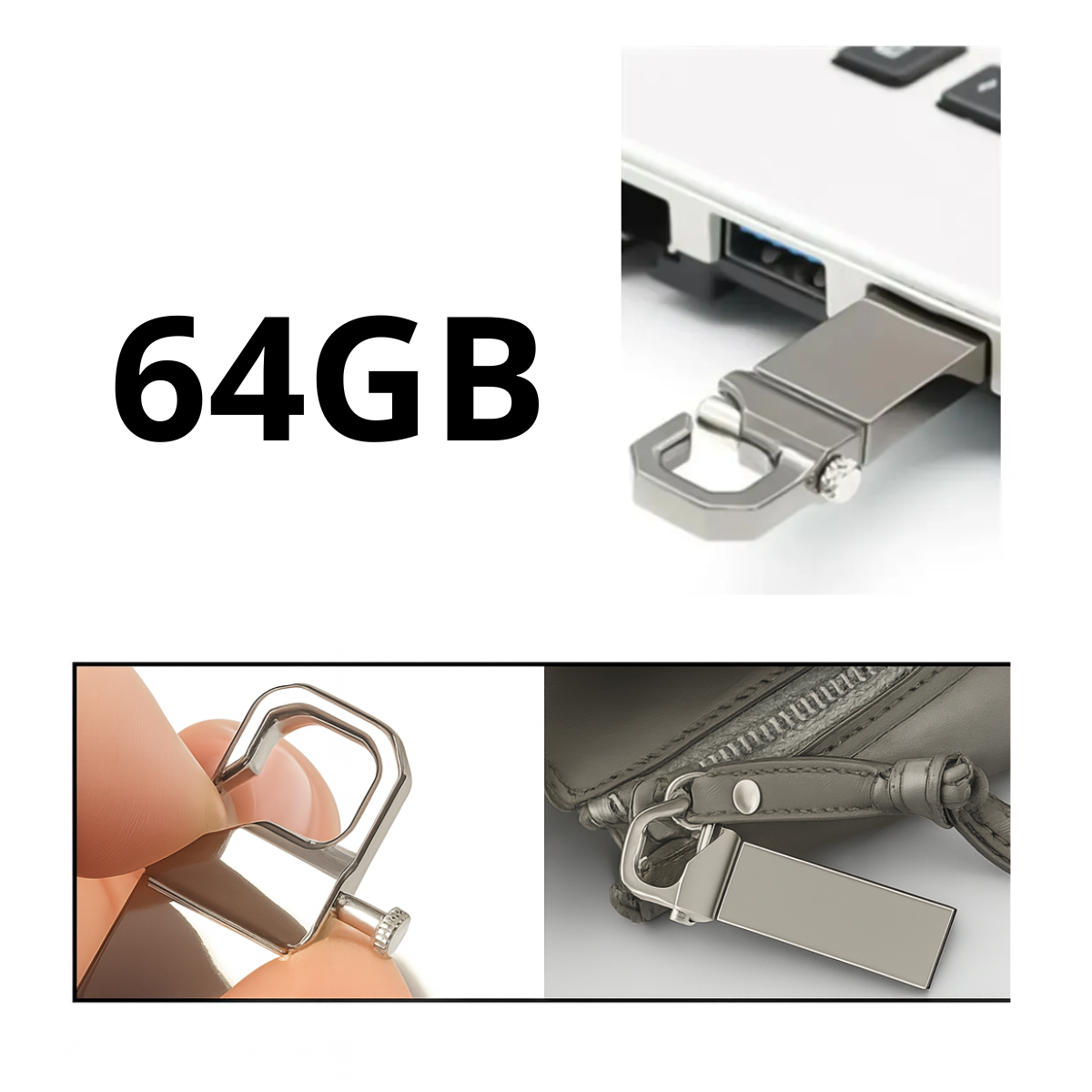 Pendrive Conexión Usb 64 Gb Alta Velocidad 3.0-3