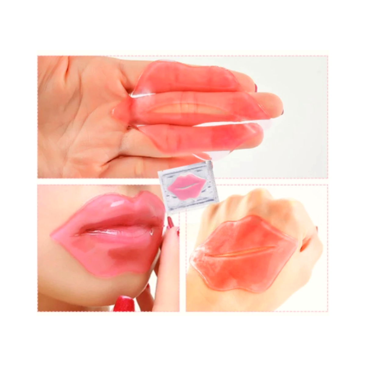 Mascarilla Labial Hidratante Acido Hialuronico Set 10 Unid.-2
