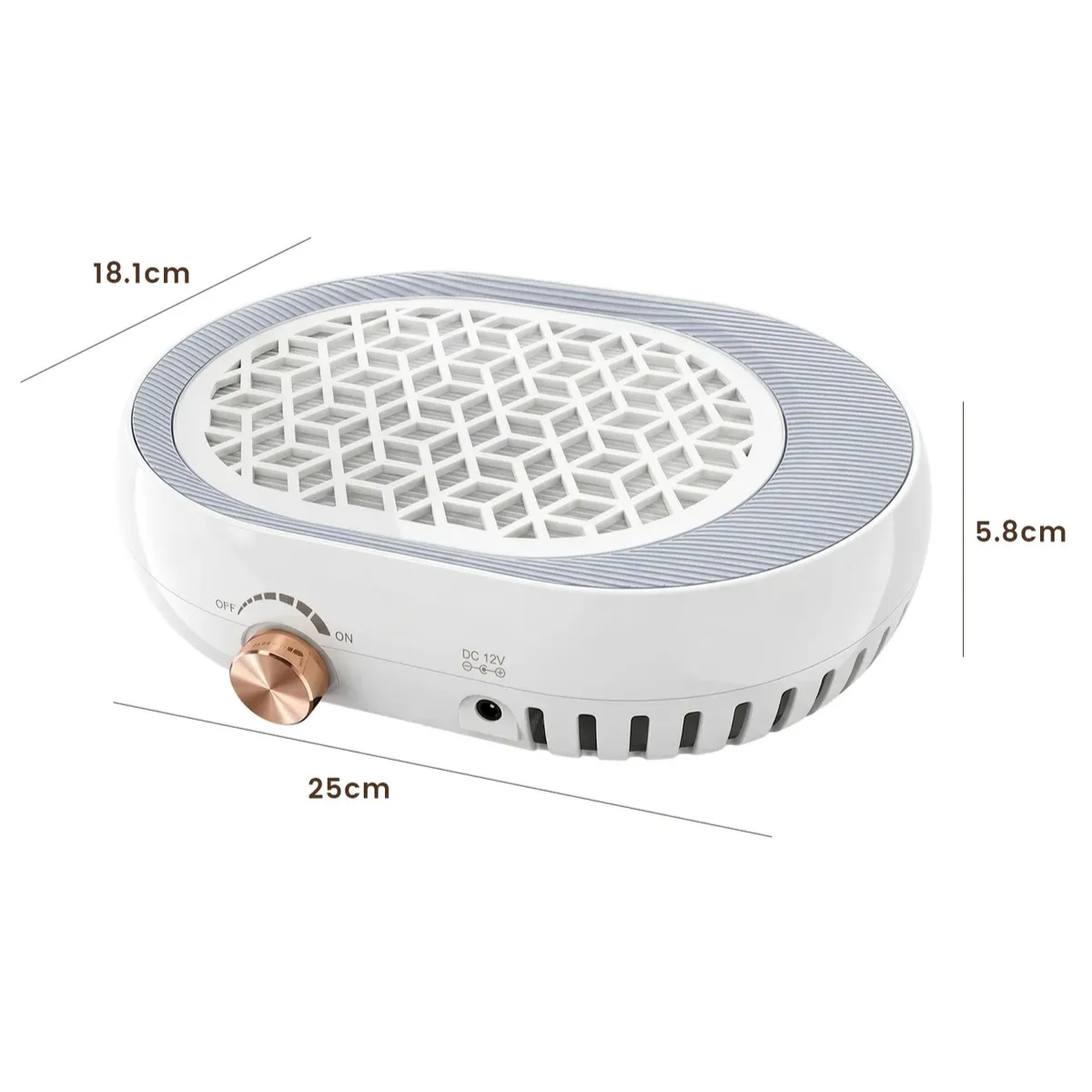 Colector Aspirador De Polvo Unas 100w Manicure Profesional-2